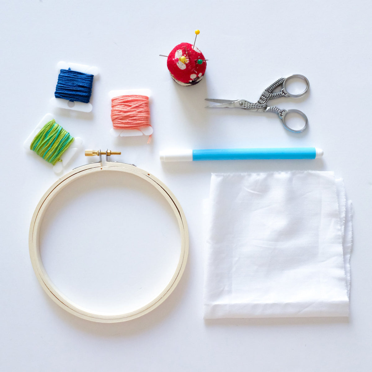 DIY Tutorial: Getting Started with Embroidery- Stretching Fabric and  Threading a Needle – Jenny Lemons