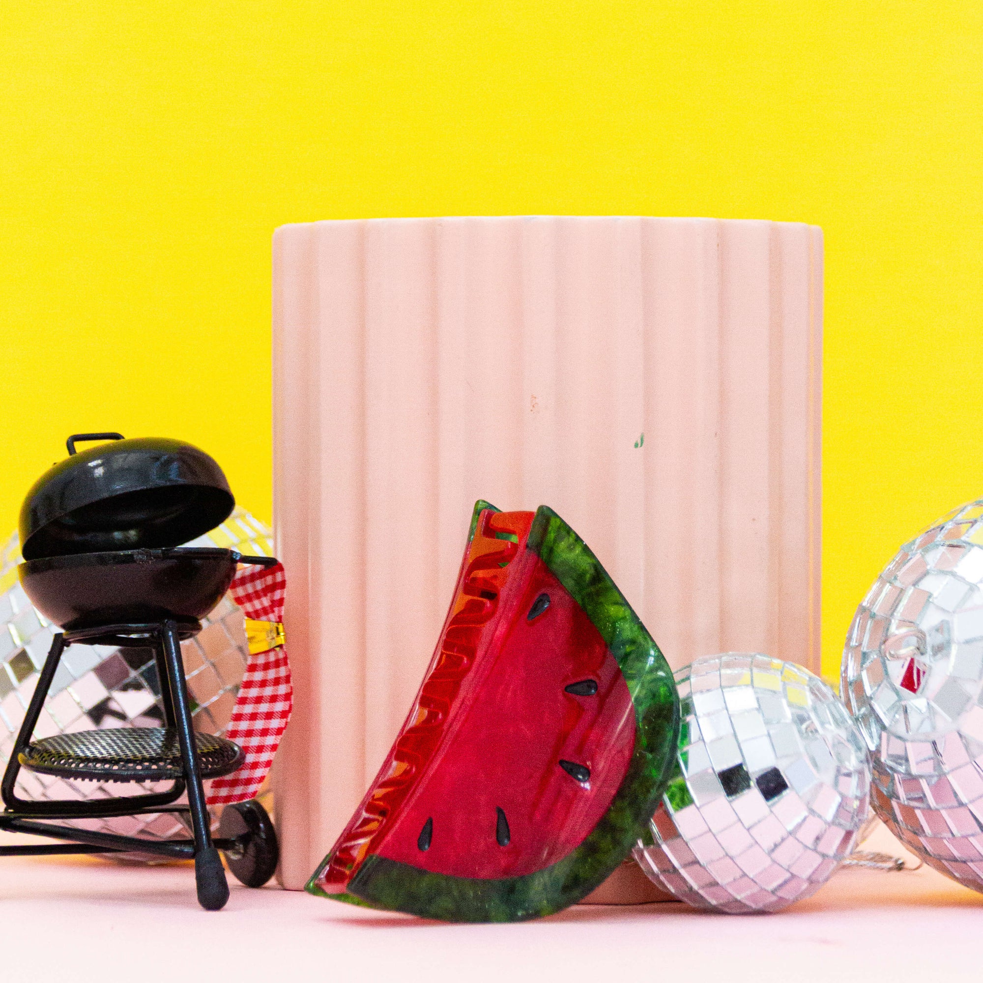 Midi Watermelon Hair Claw Clip