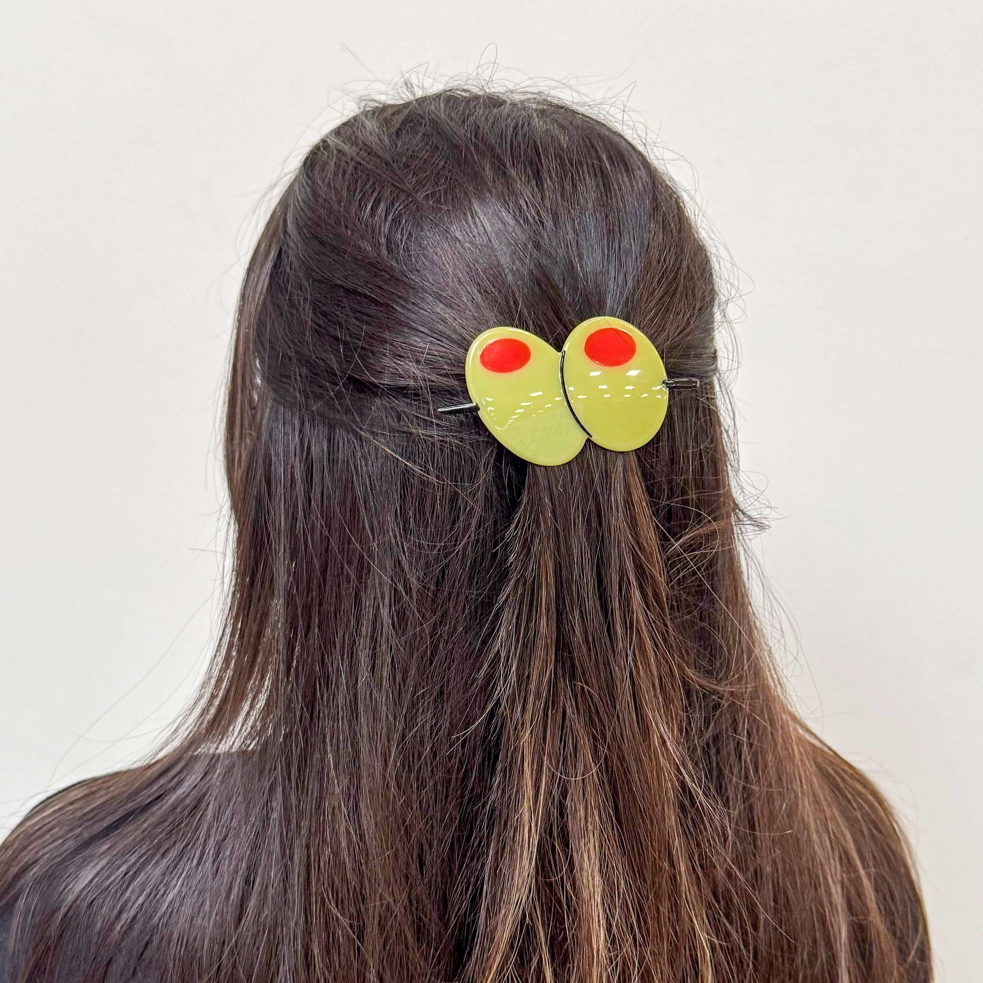 Olive French Barrette