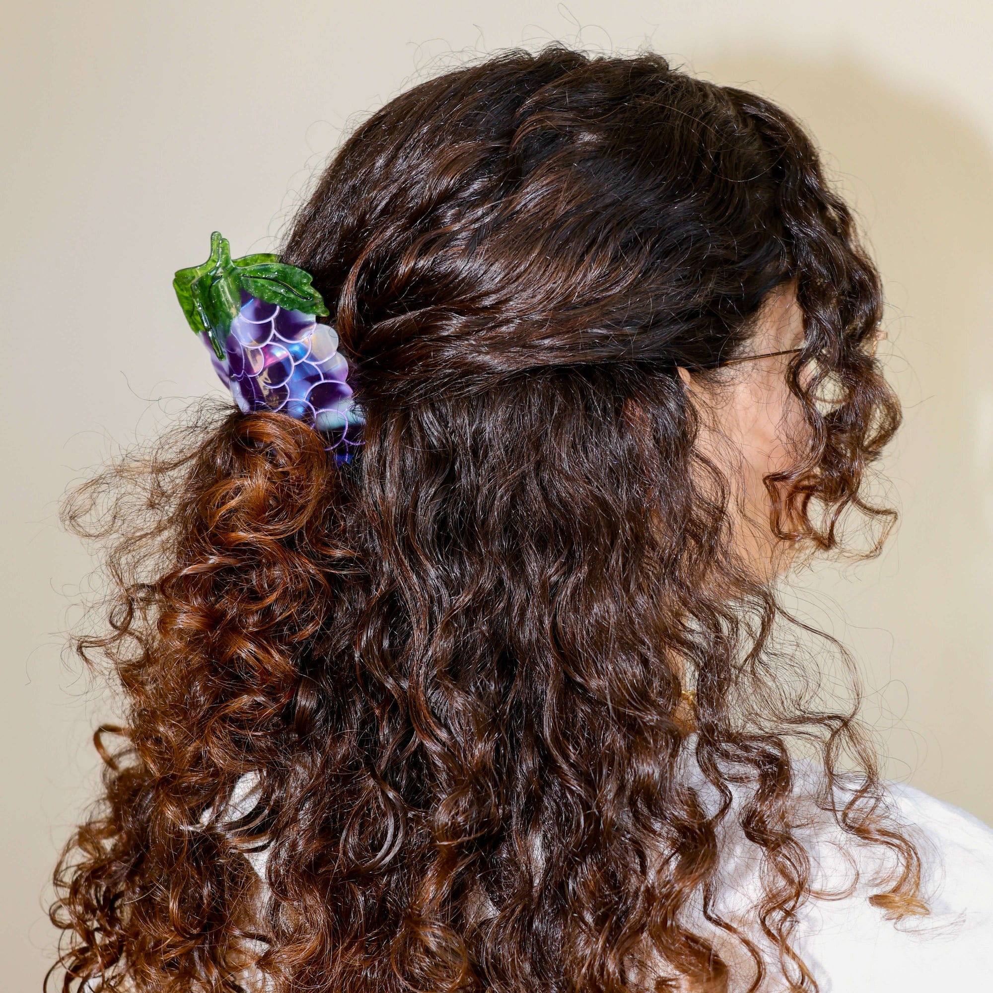 Large Grapes Hair Claw Clip