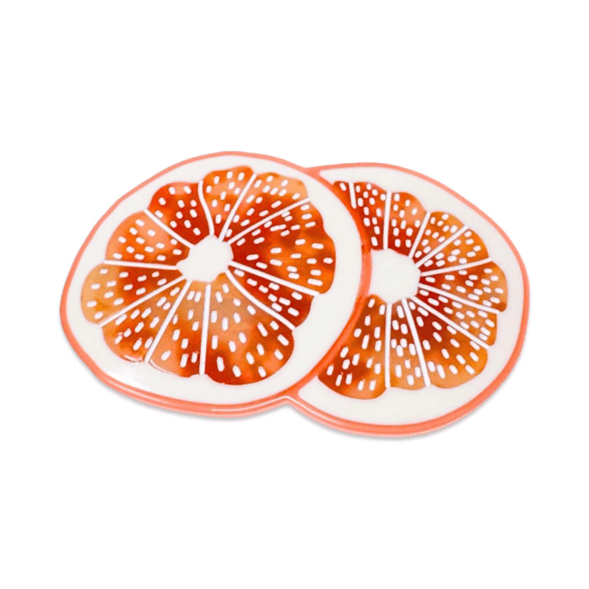 Grapefruit French Barrette