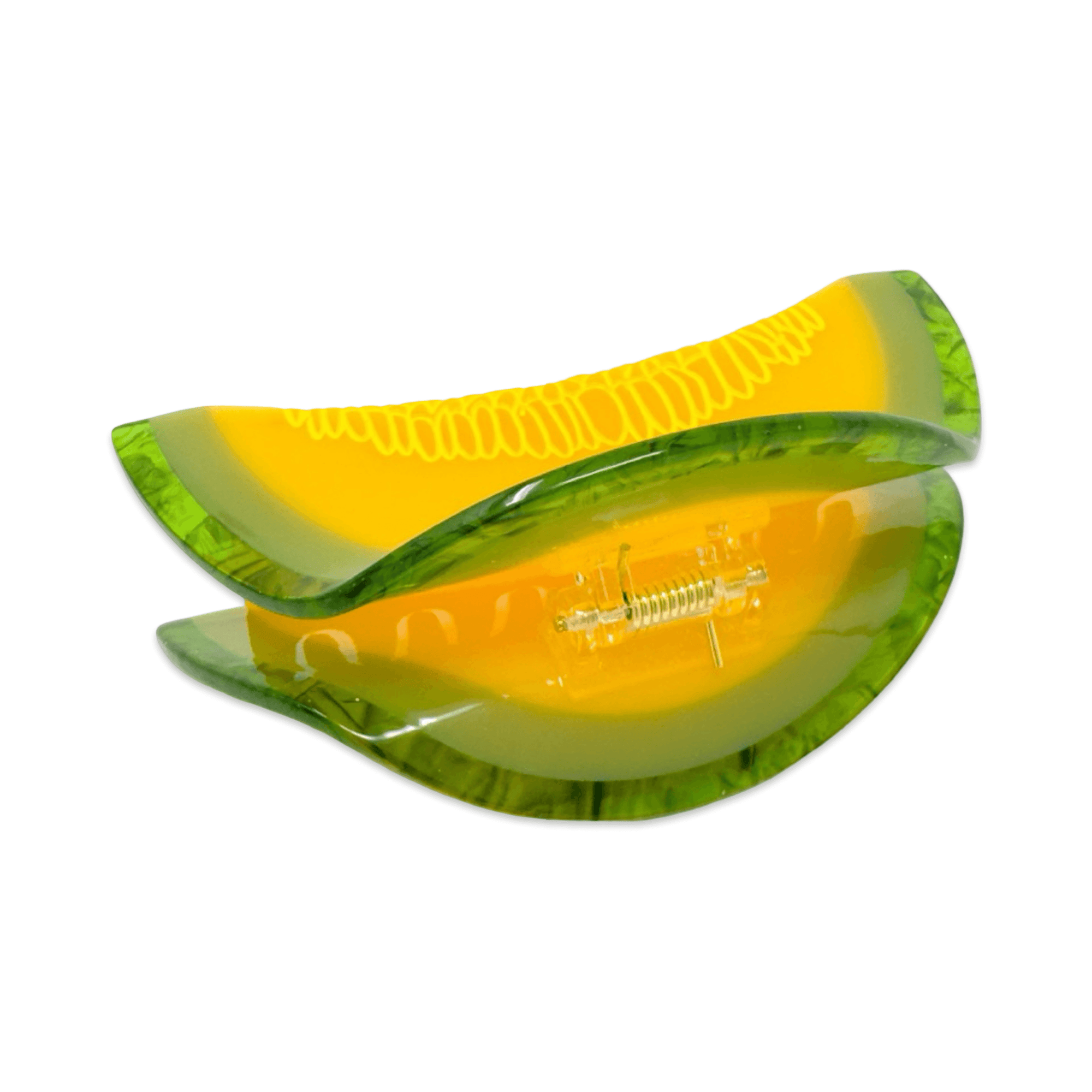 Large Cantaloupe Hair Claw Clip