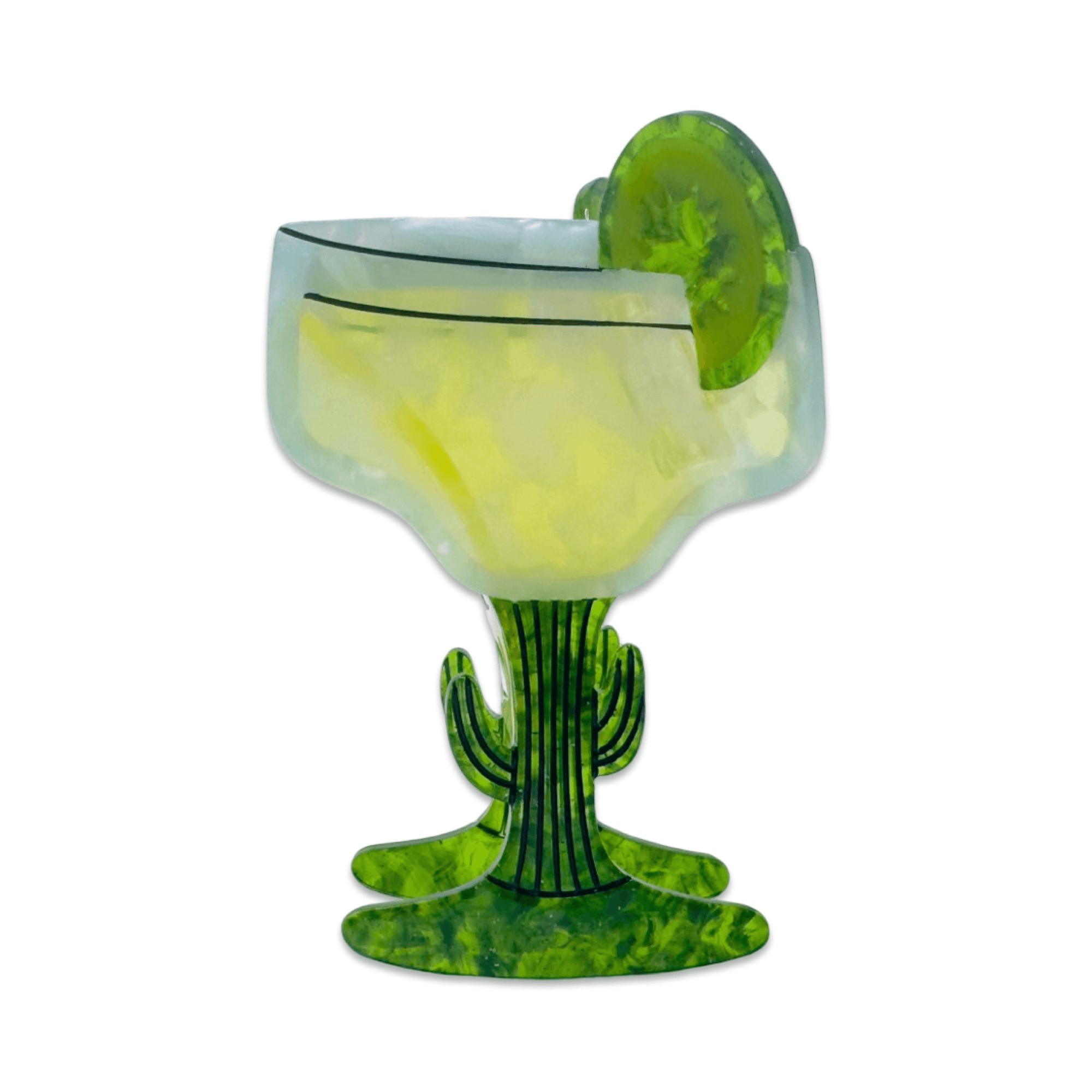 Large Margarita Hair Claw Clip