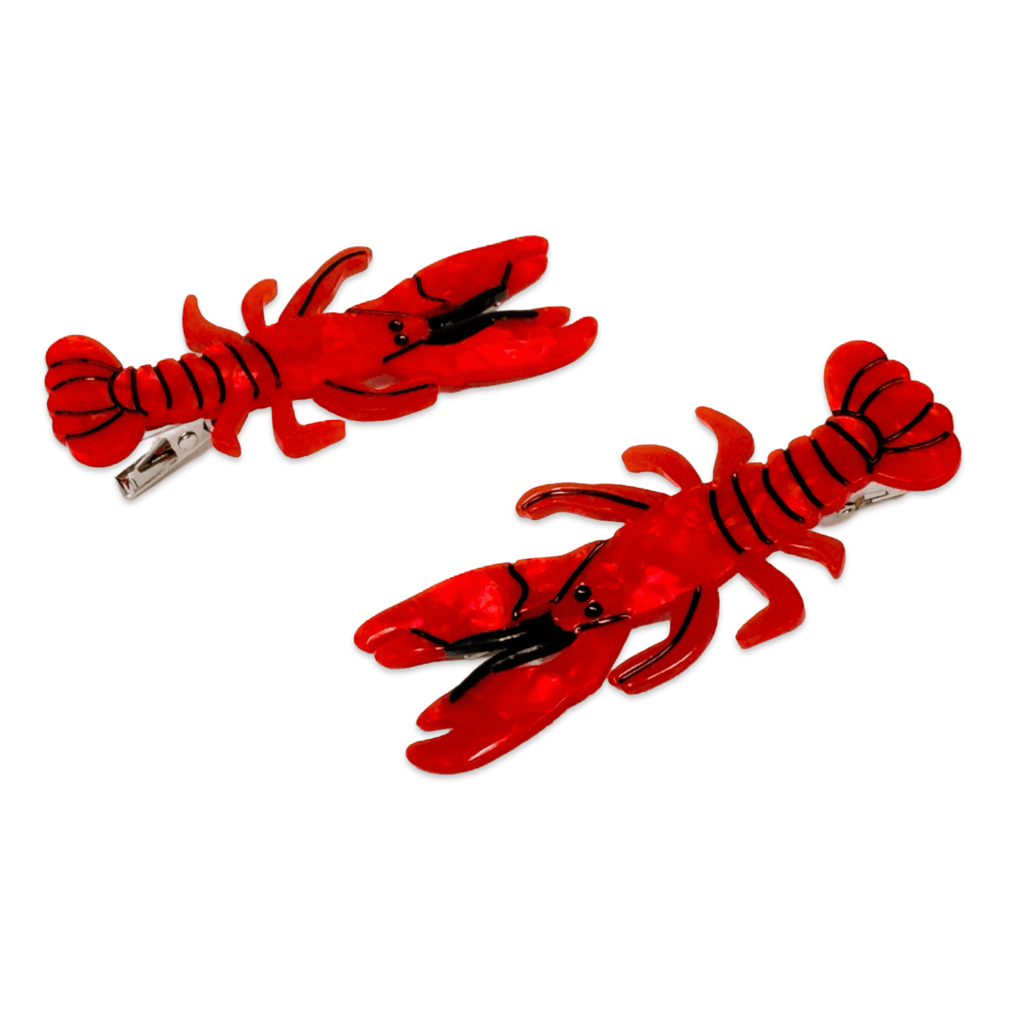 Lobster Alligator Hair Clip Set