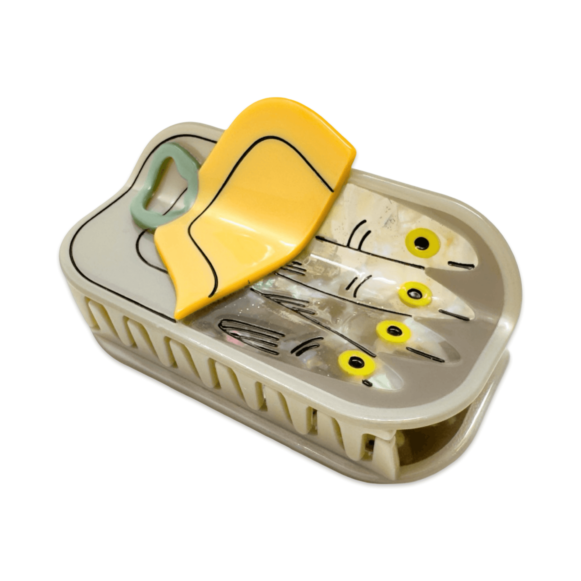 Large Tinned Fish Hair Claw Clip