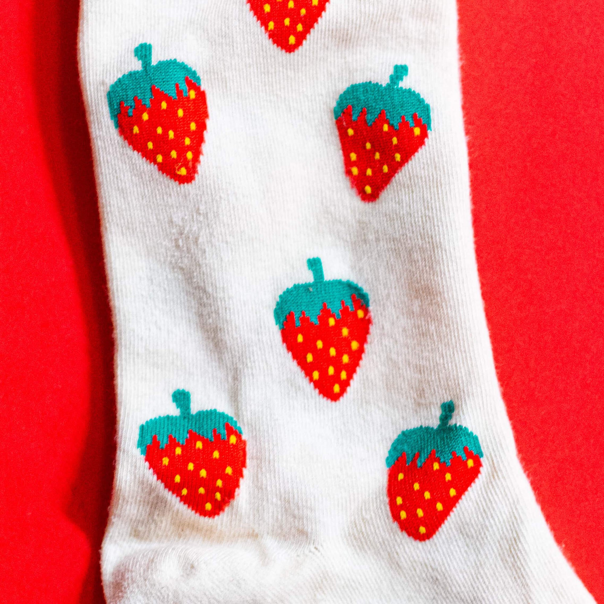 Strawberry Crew Socks