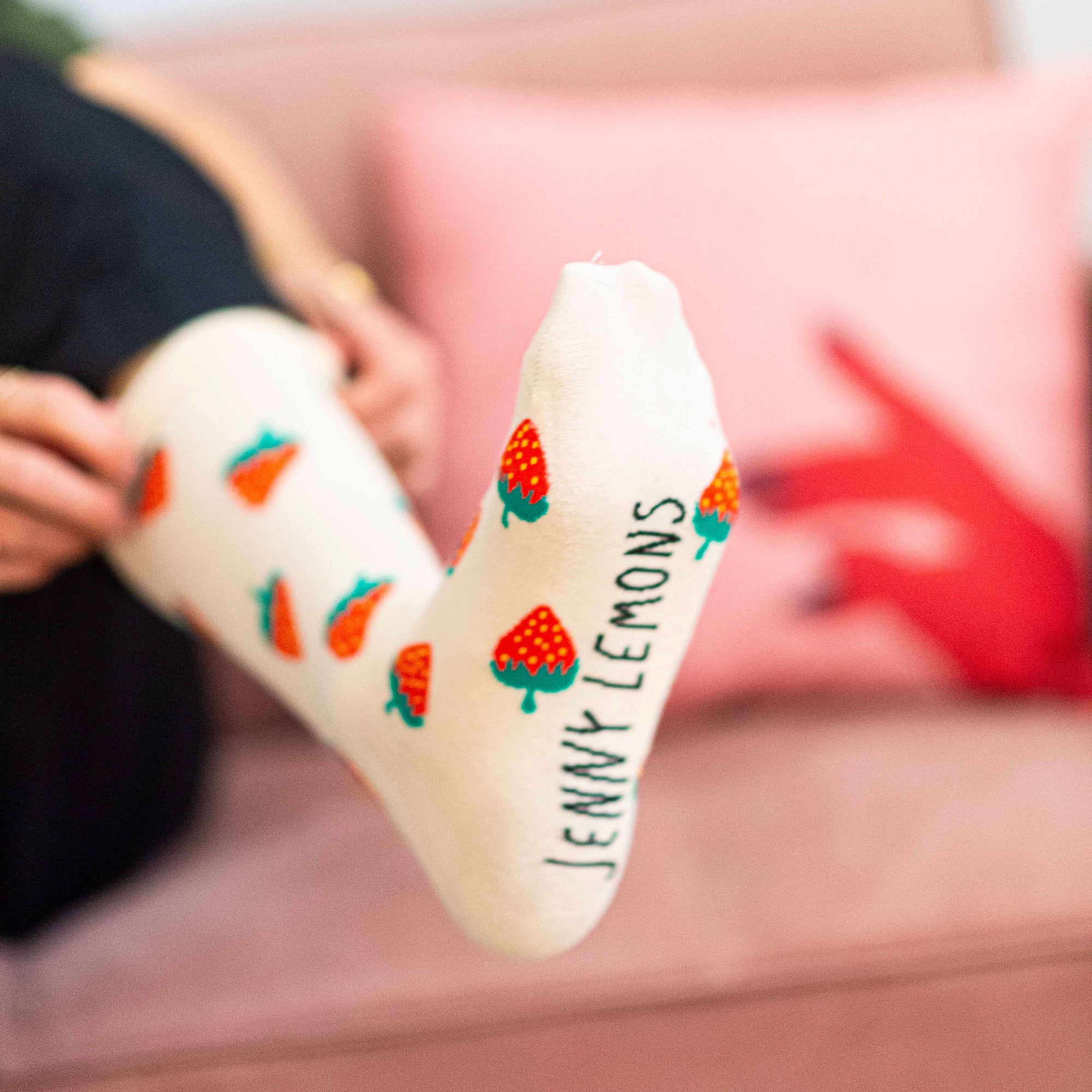 Strawberry Crew Socks