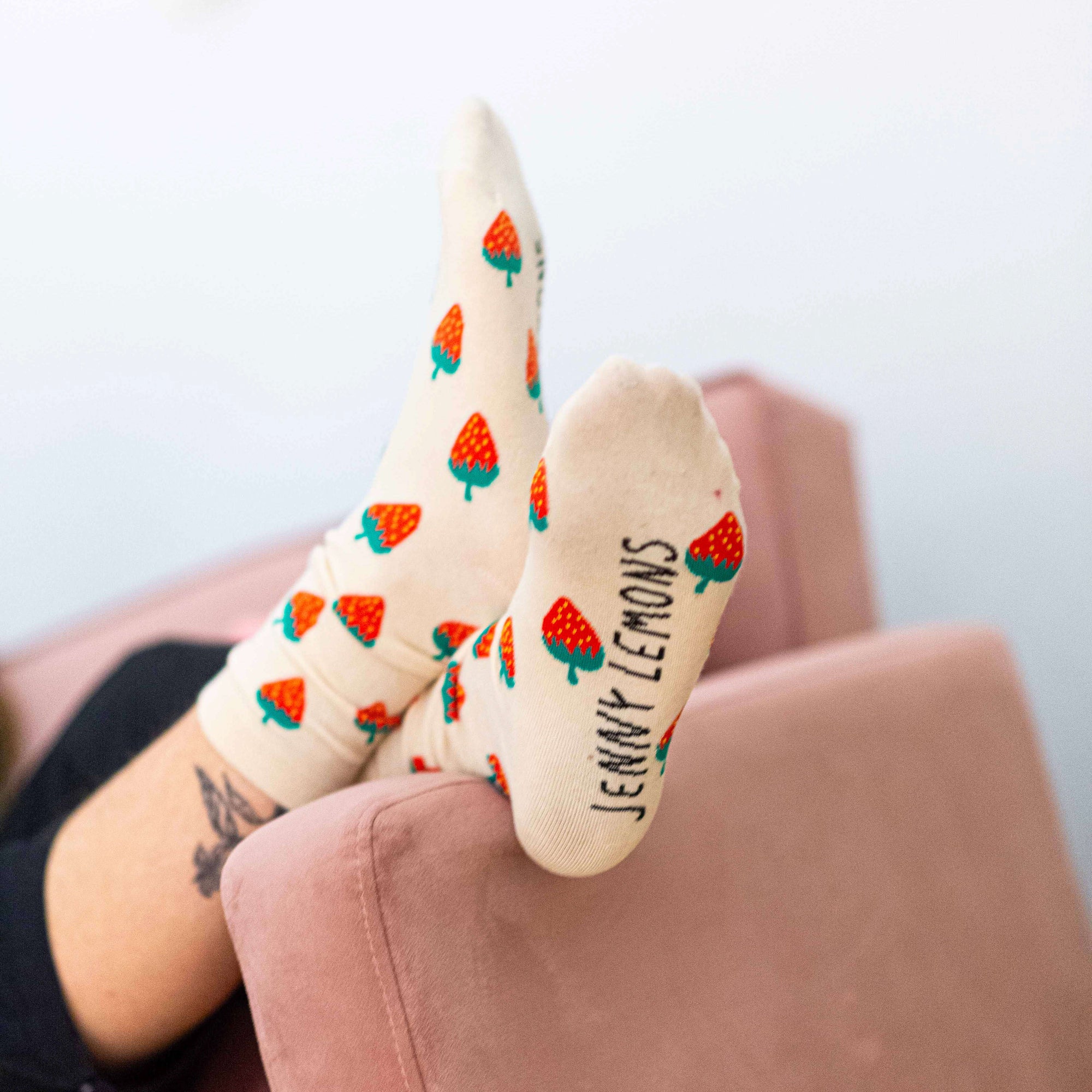 Strawberry Crew Socks