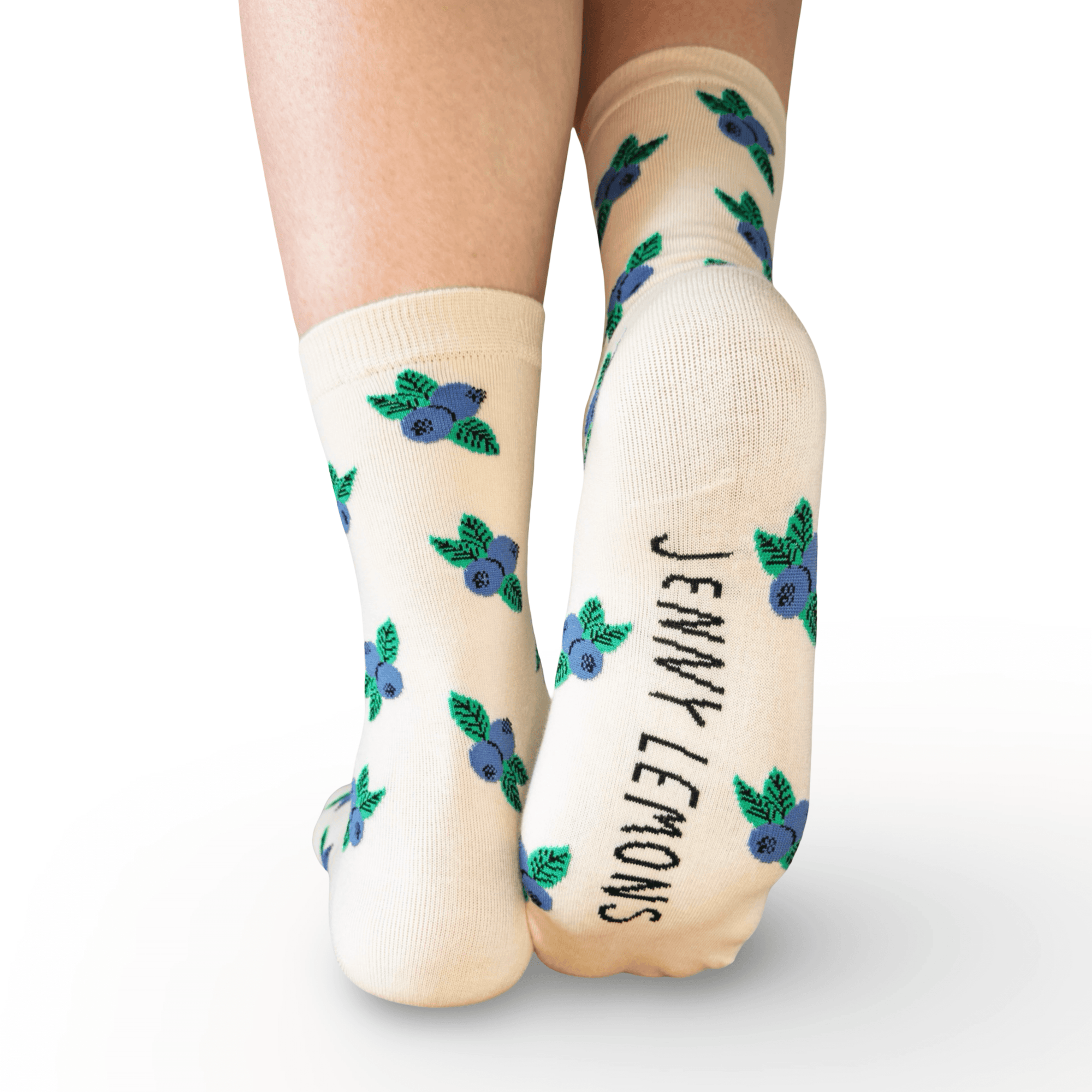 Blueberry Crew Socks