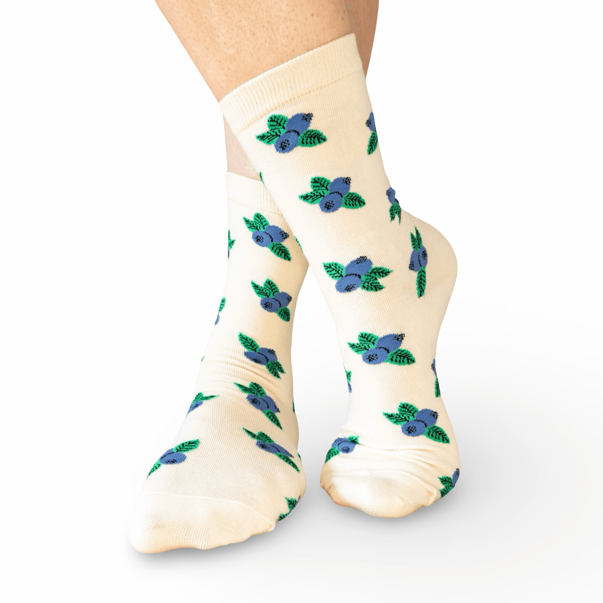 Blueberry Crew Socks