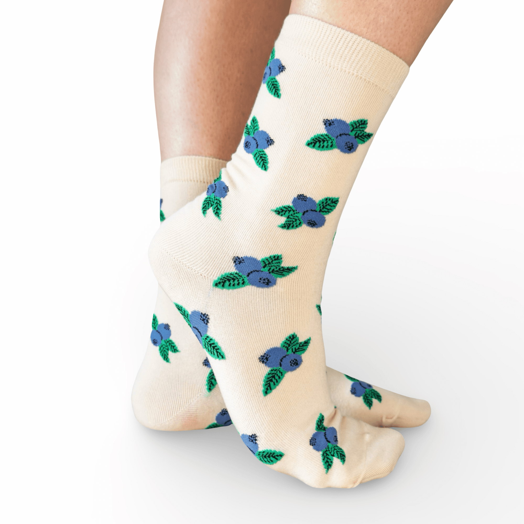 Blueberry Crew Socks
