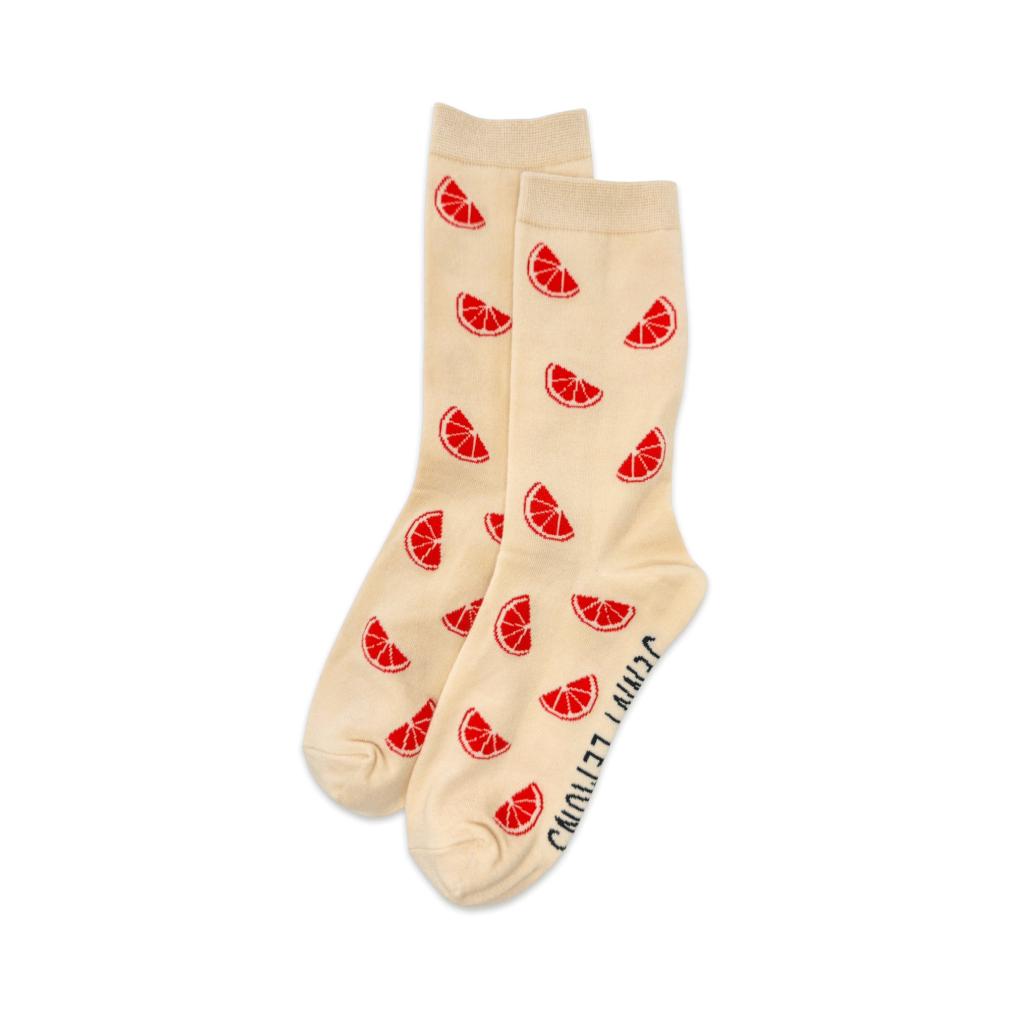 Grapefruit Crew Socks
