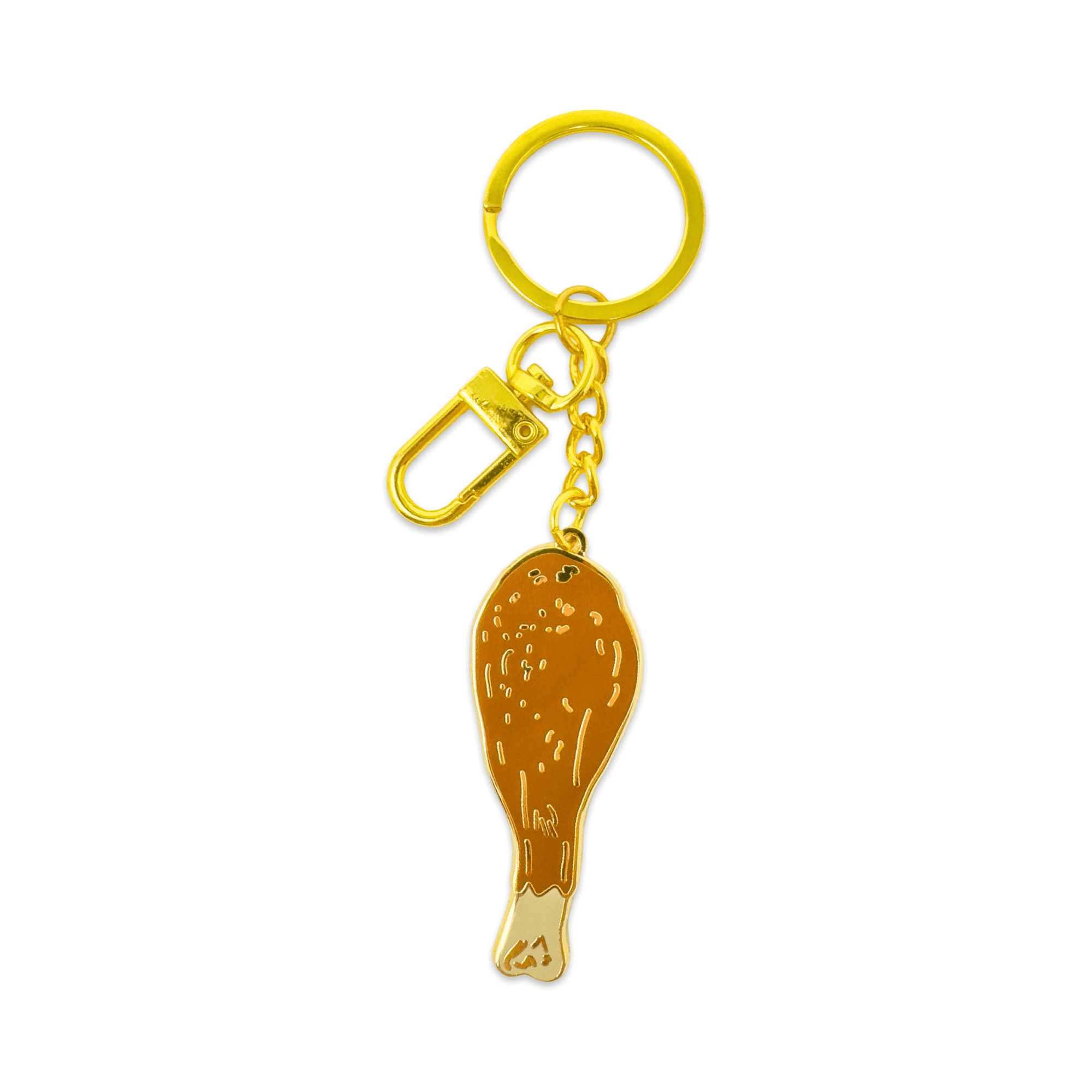 Drumstick Enamel Bag Charm & Keychain