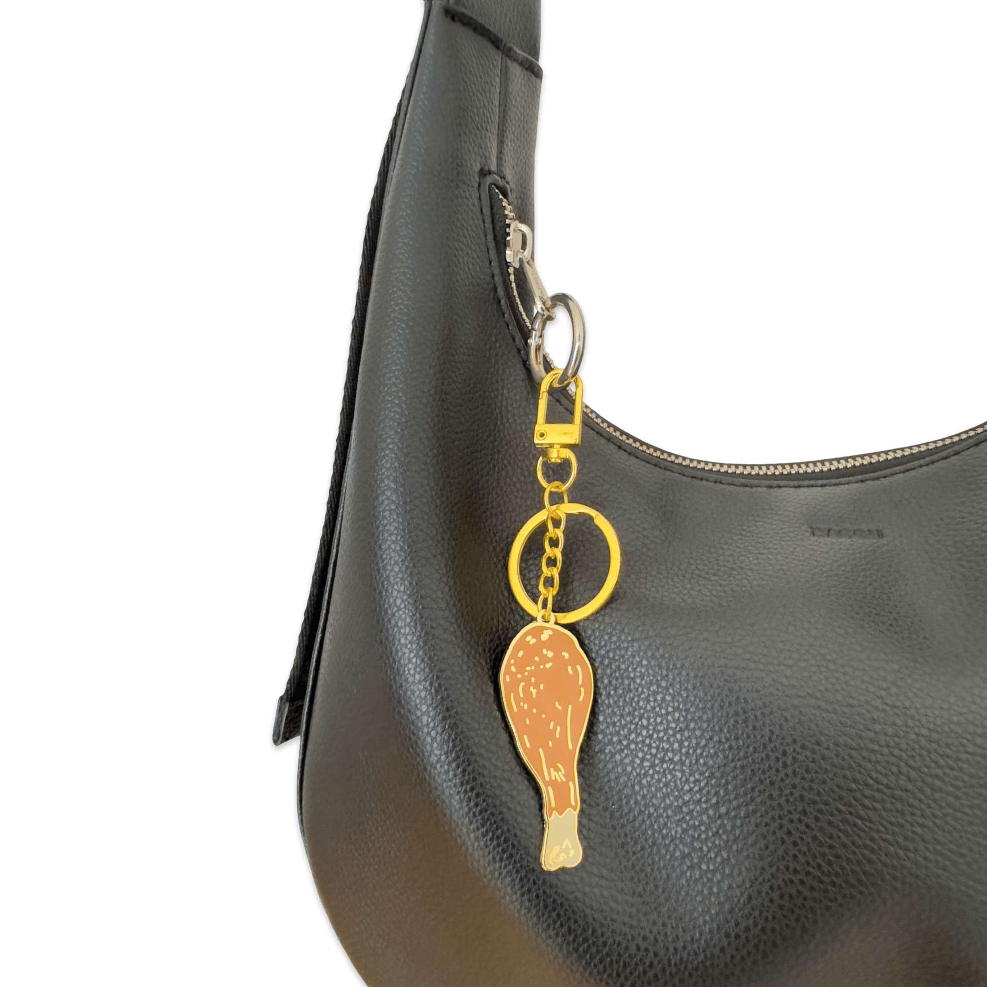 Drumstick Enamel Bag Charm & Keychain