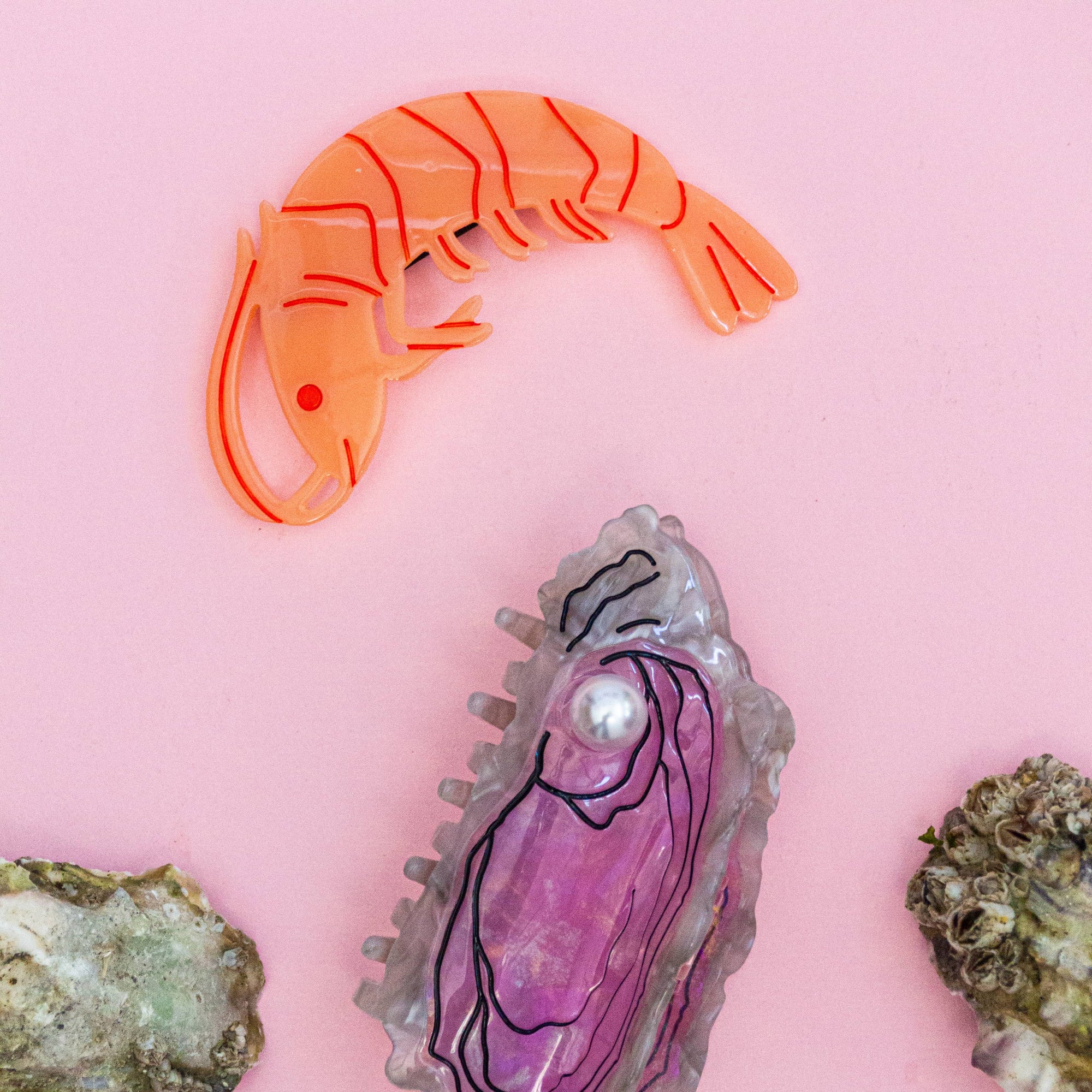 Large Oyster Hair Claw Clip