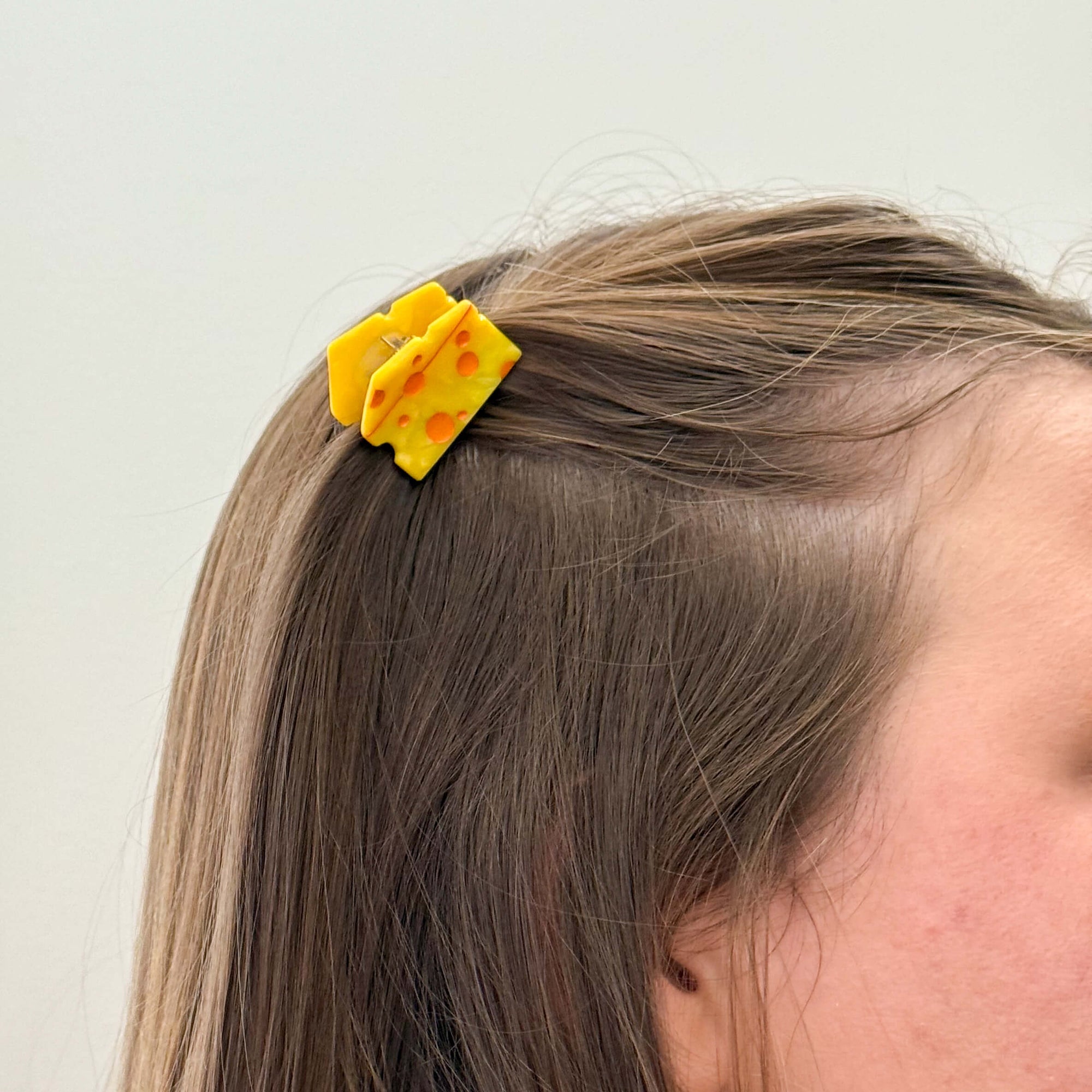 Micro Cheese Hair Claw Clip Set