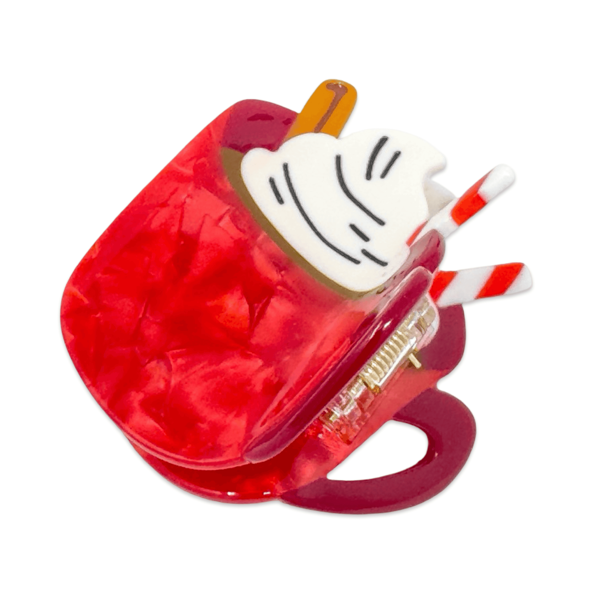 Midi Hot Cocoa Hair Claw Clip