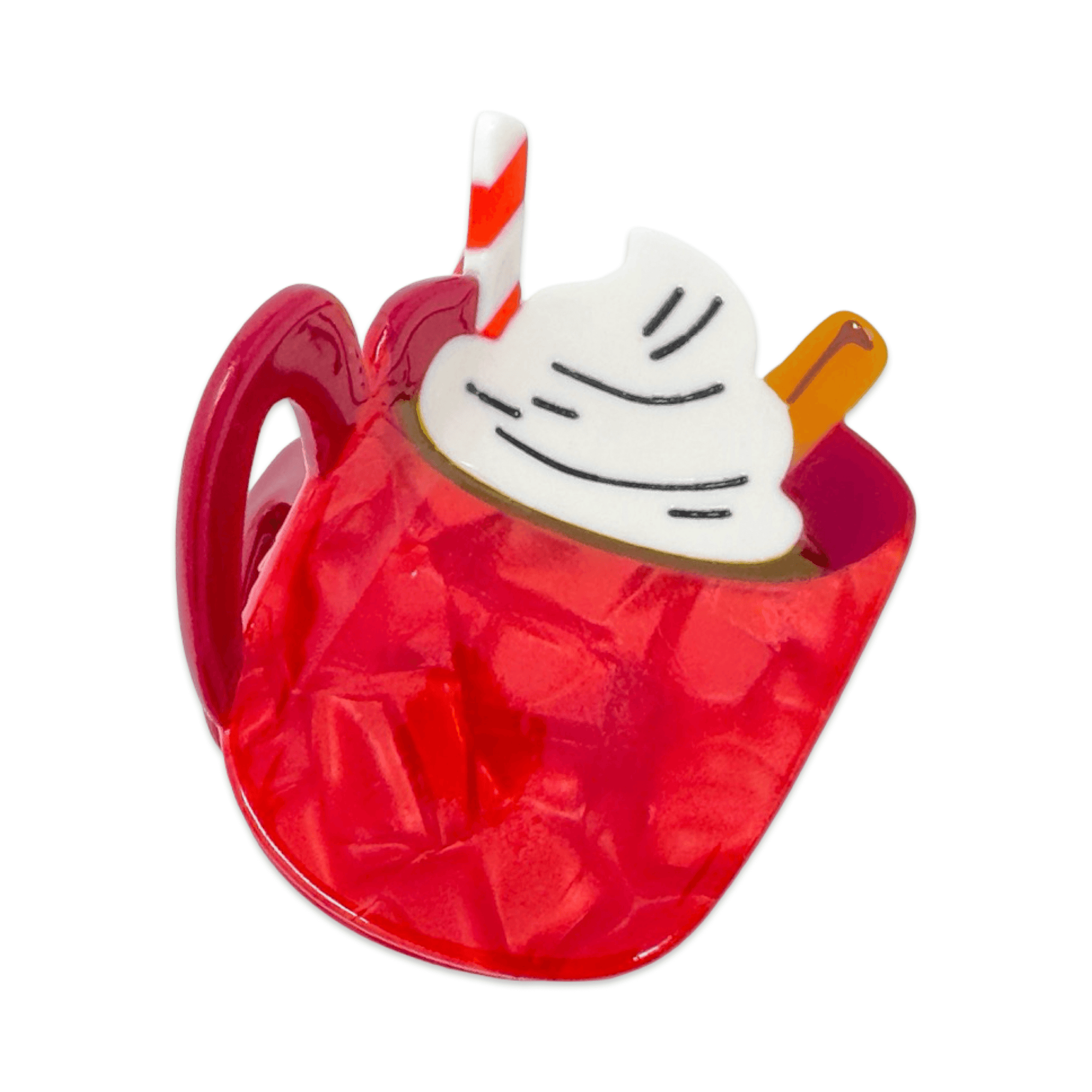 Midi Hot Cocoa Hair Claw Clip