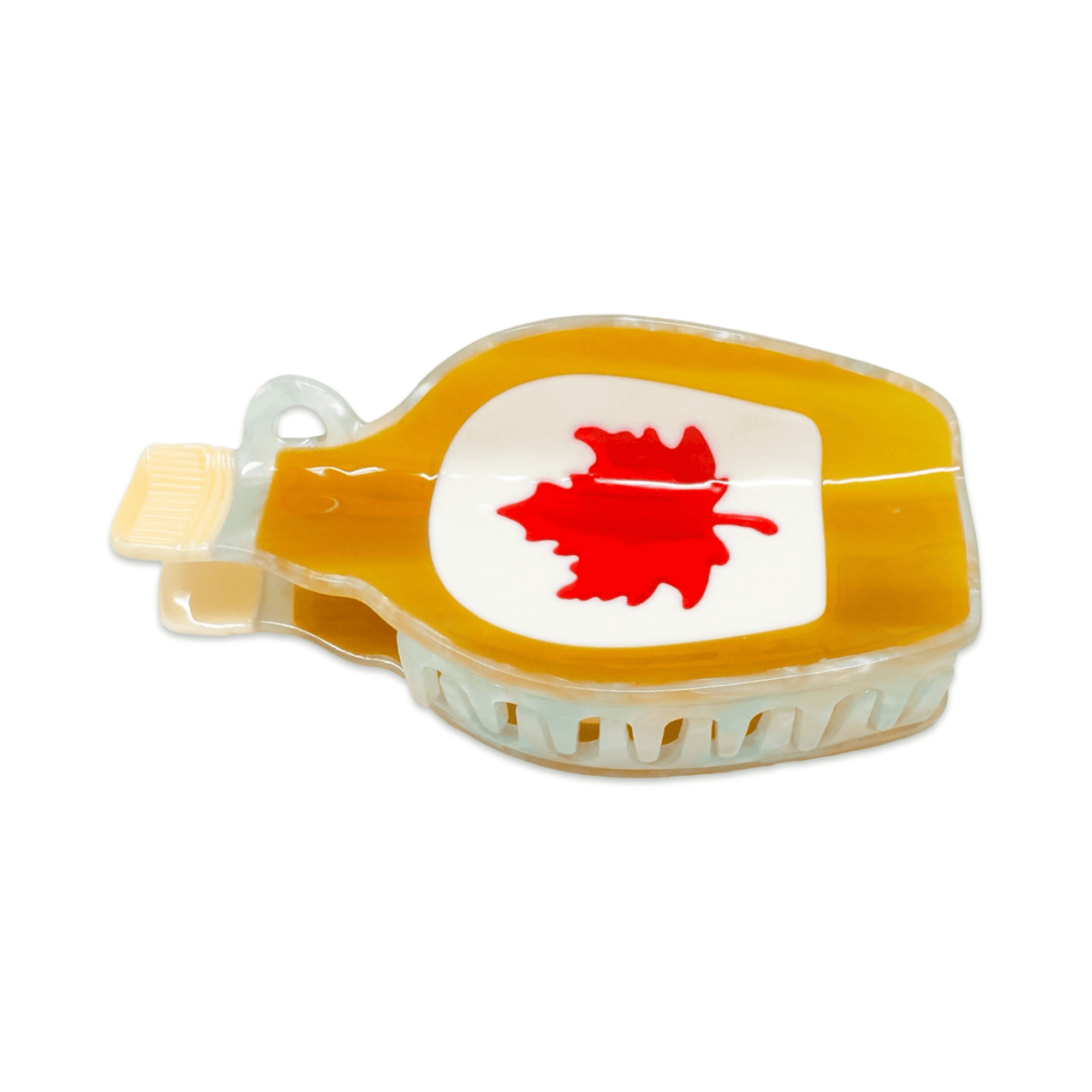 Large Maple Syrup Hair Claw Clip