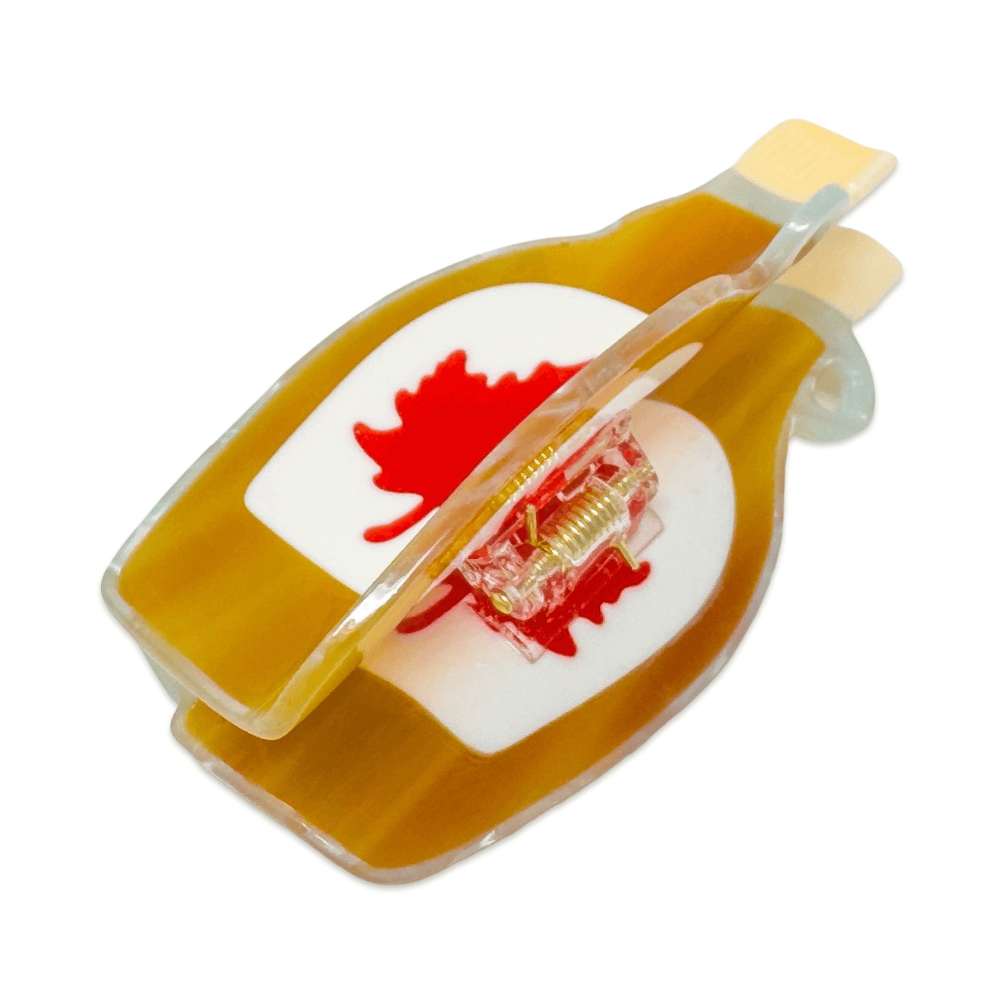 Large Maple Syrup Hair Claw Clip