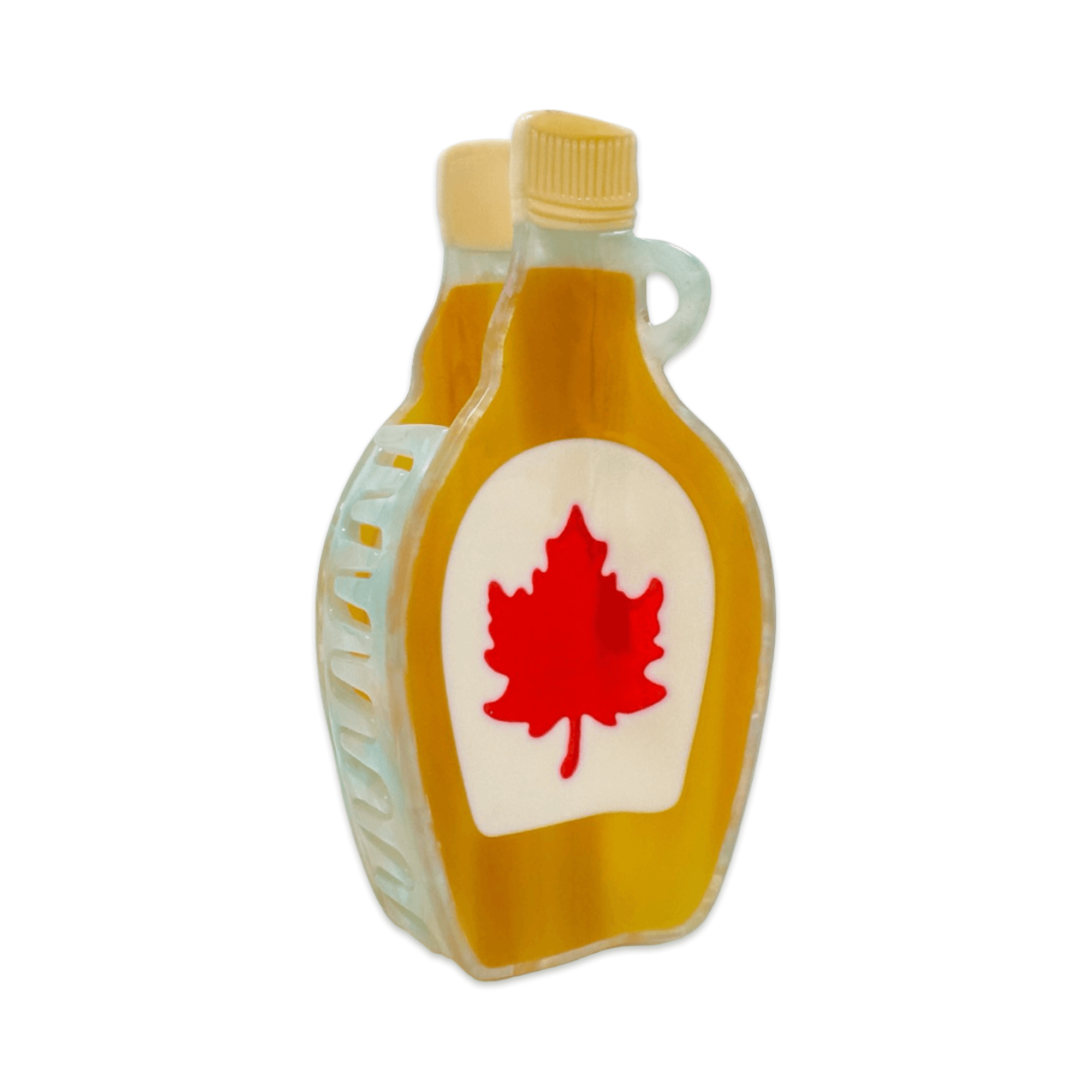 Large Maple Syrup Hair Claw Clip