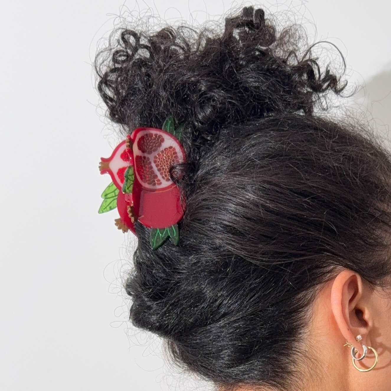 Large Pomegranate Hair Claw Clip