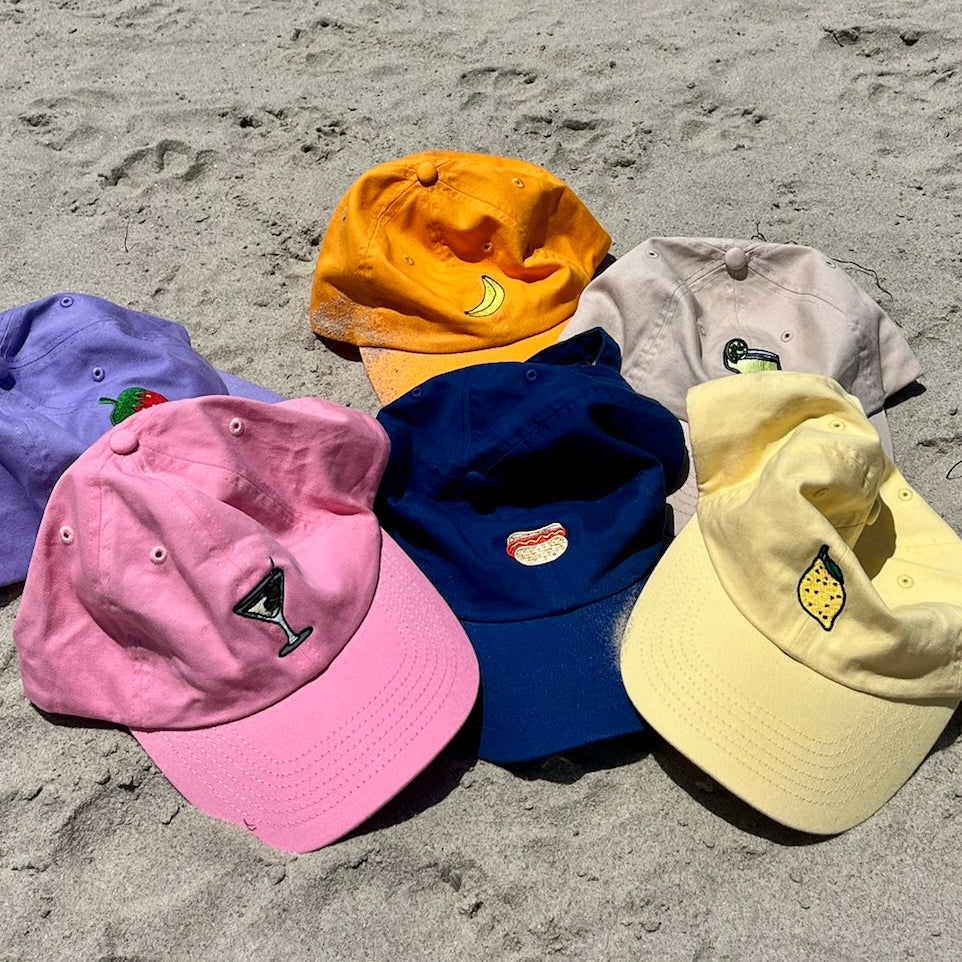 Lemon Embroidered Hat