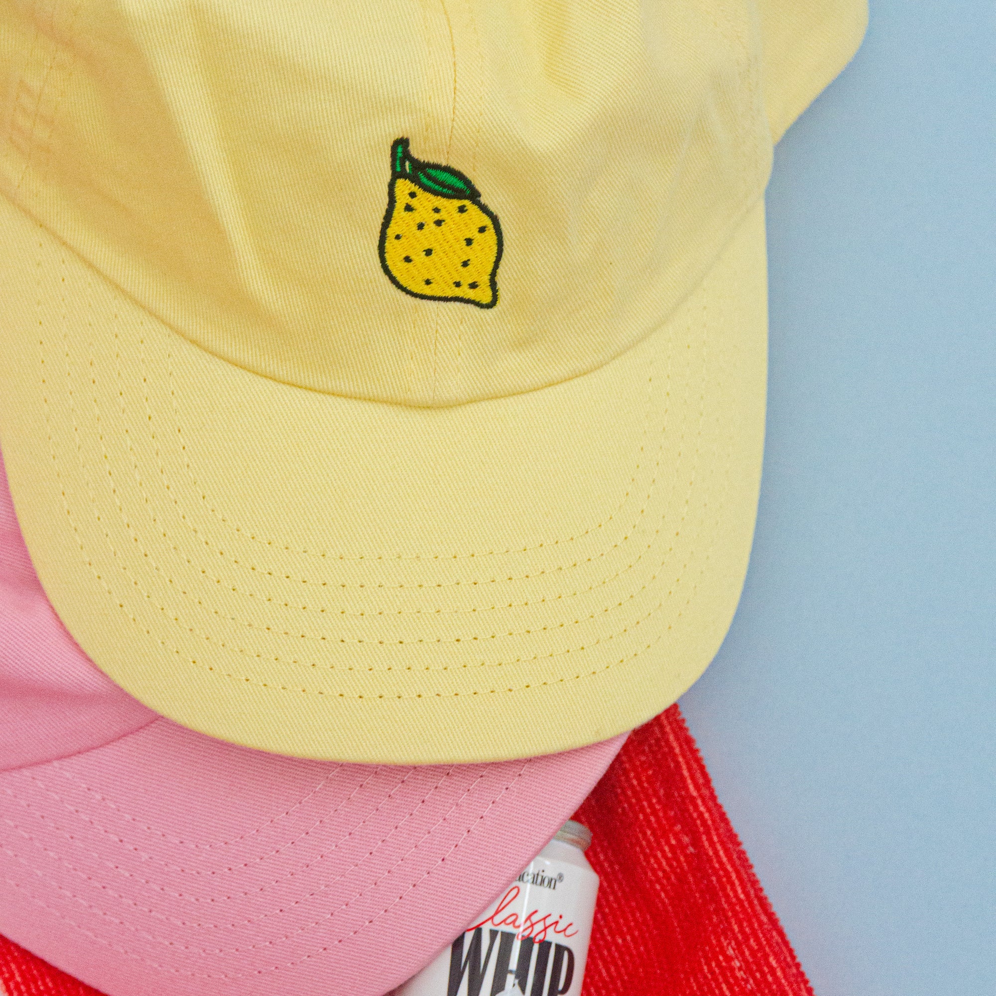 Lemon Embroidered Hat