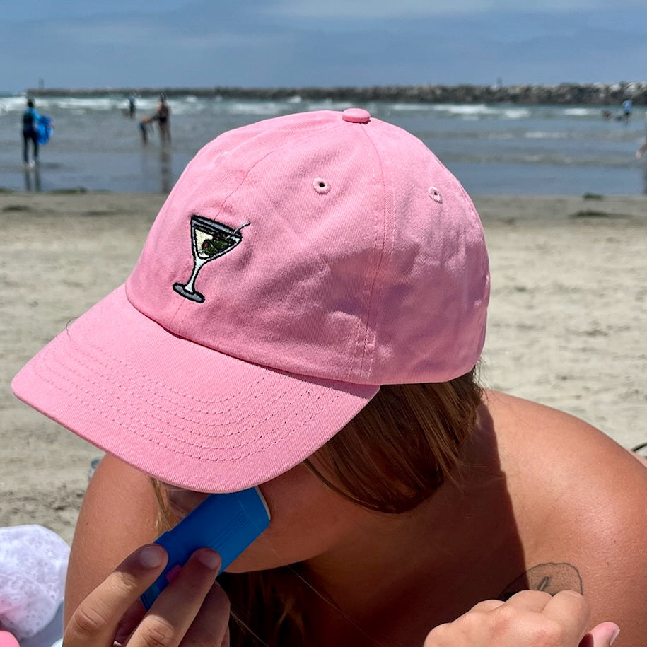 Pink Martini Embroidered Hat