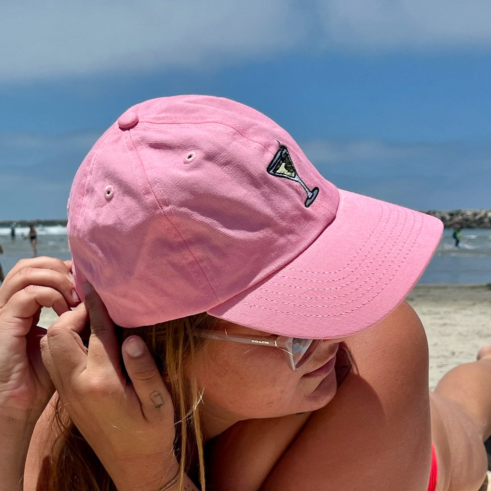 Pink Martini Embroidered Hat