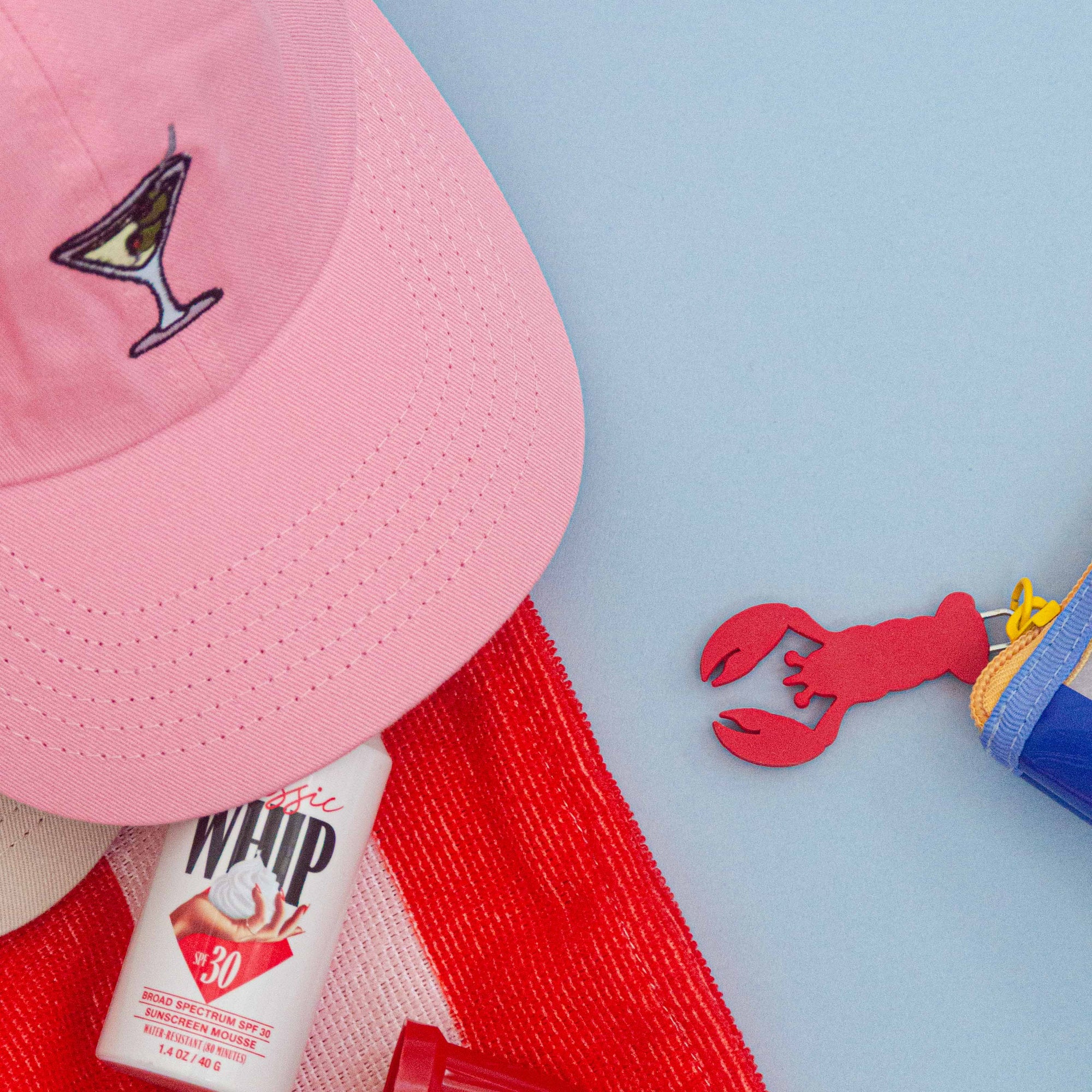 Pink Martini Embroidered Hat