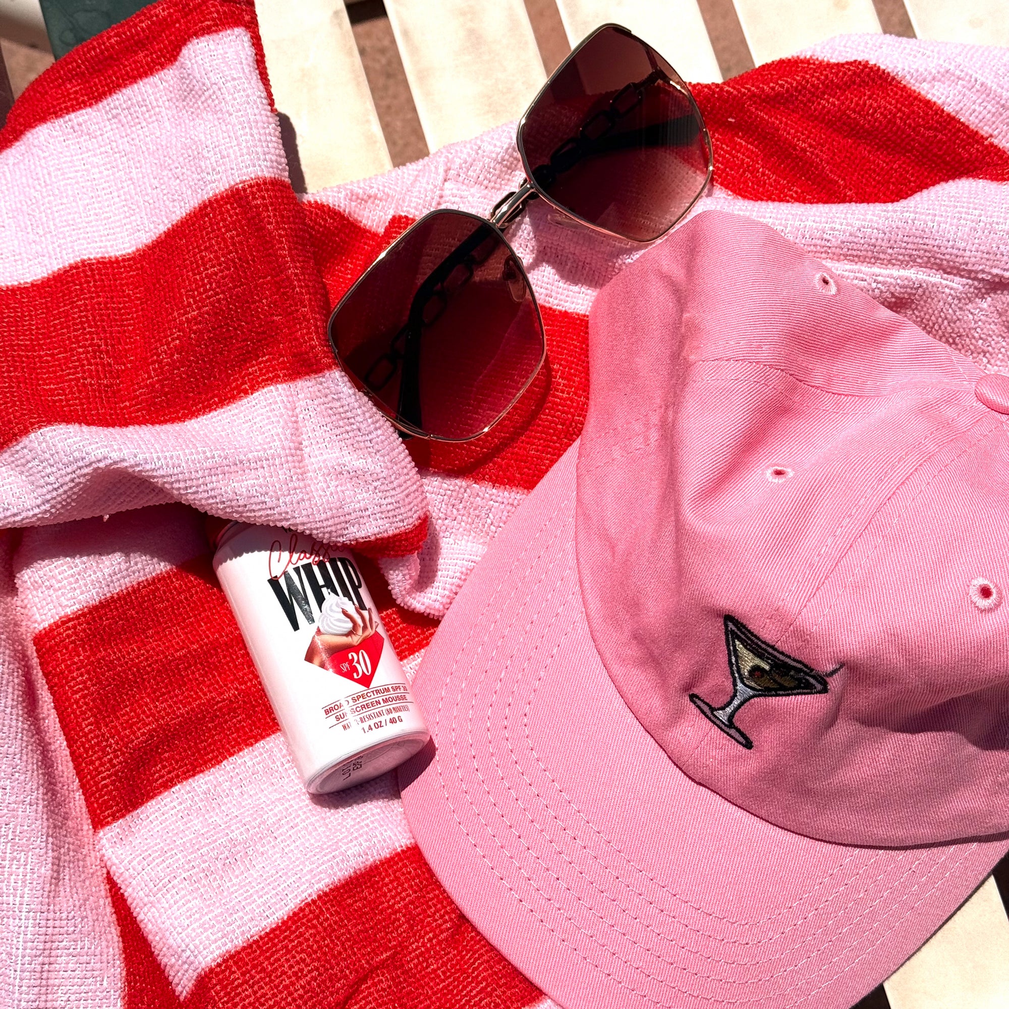 Pink Martini Embroidered Hat