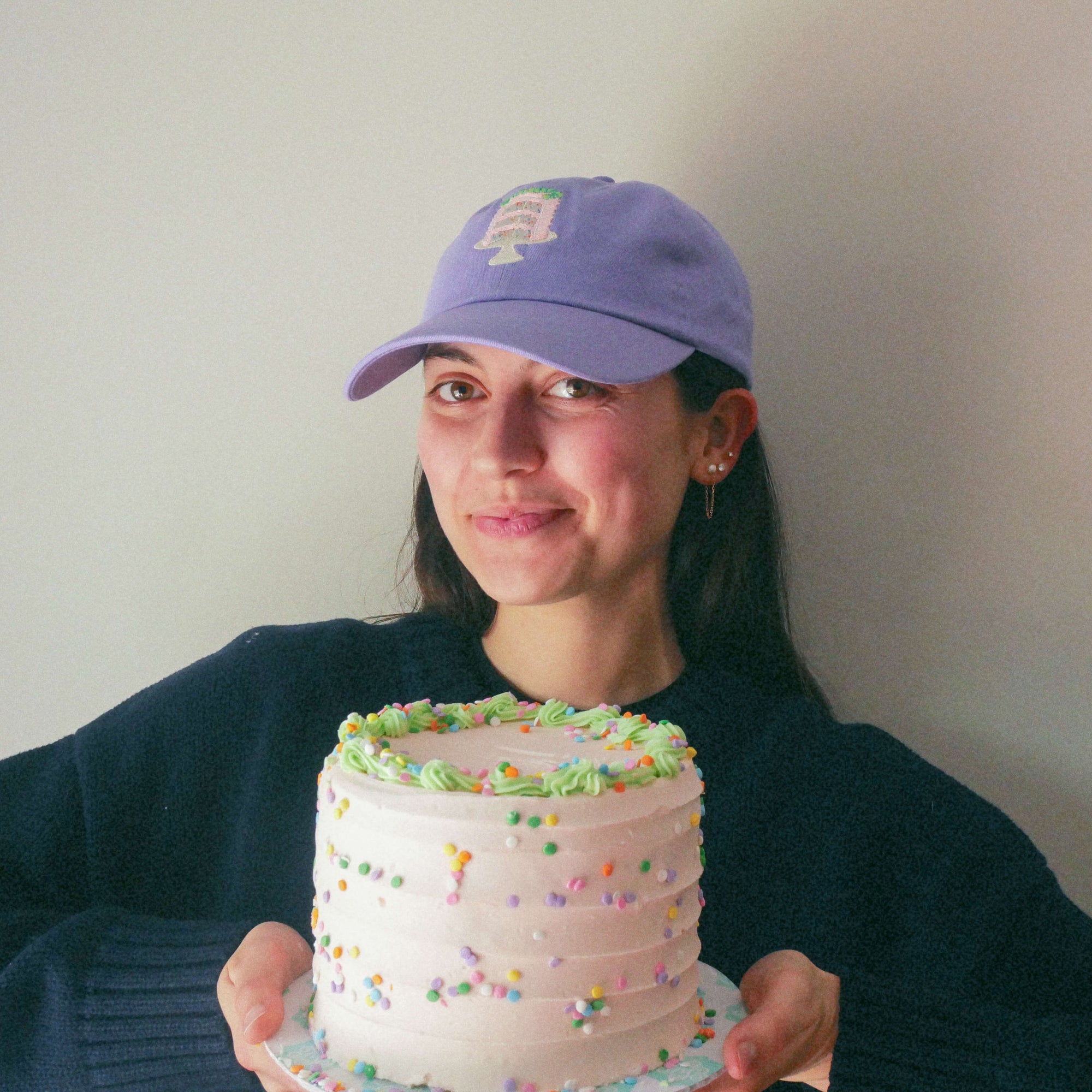 Confetti Cake Embroidered Hat