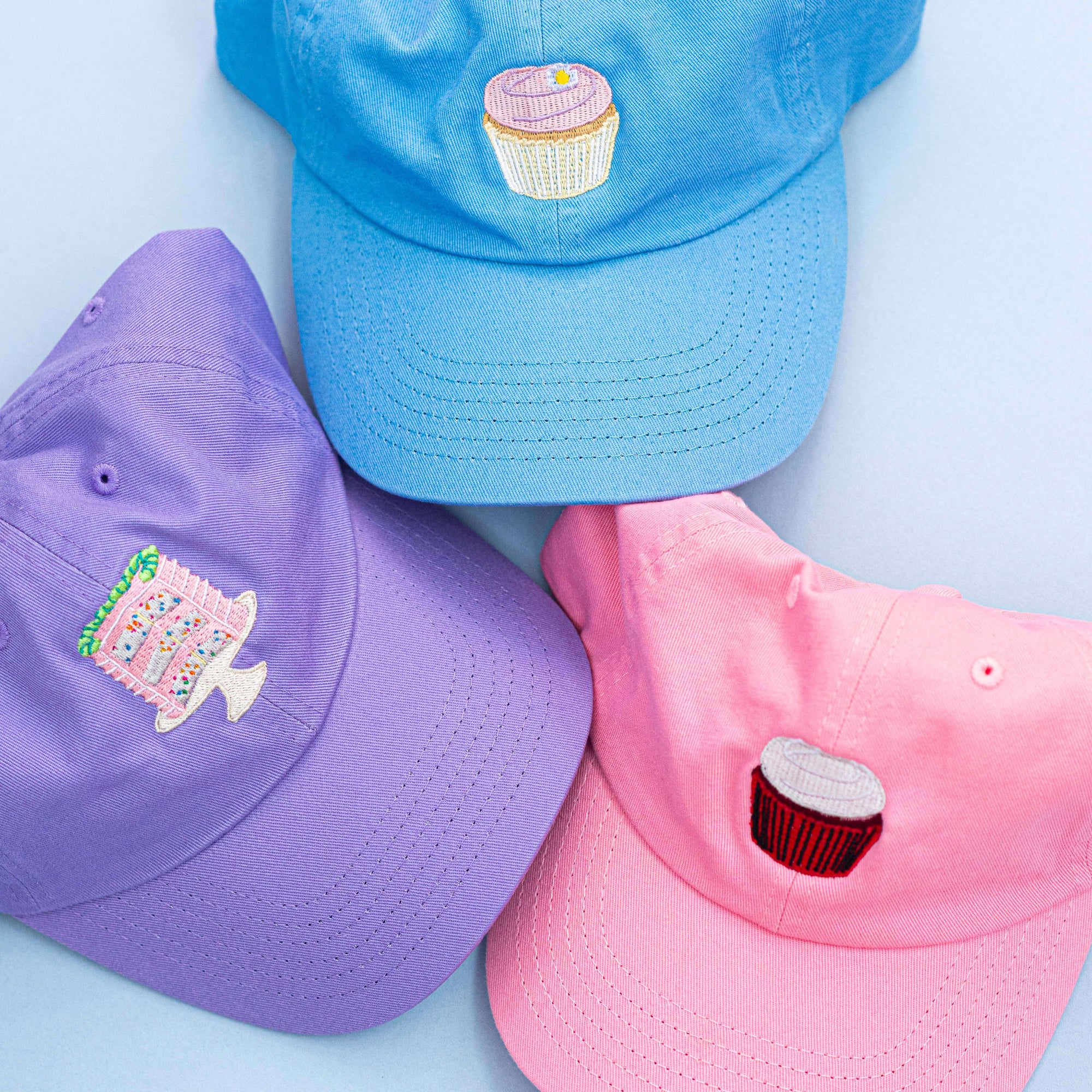 Carrie Cupcake Embroidered Hat