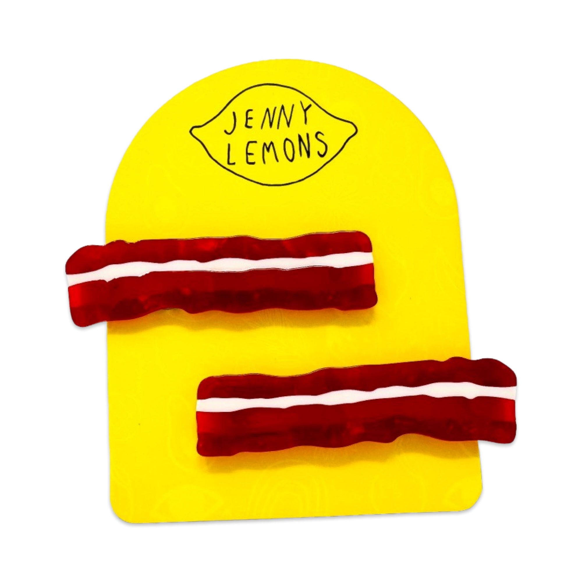 Bacon Hair Clip Set Accessories Jenny Lemons