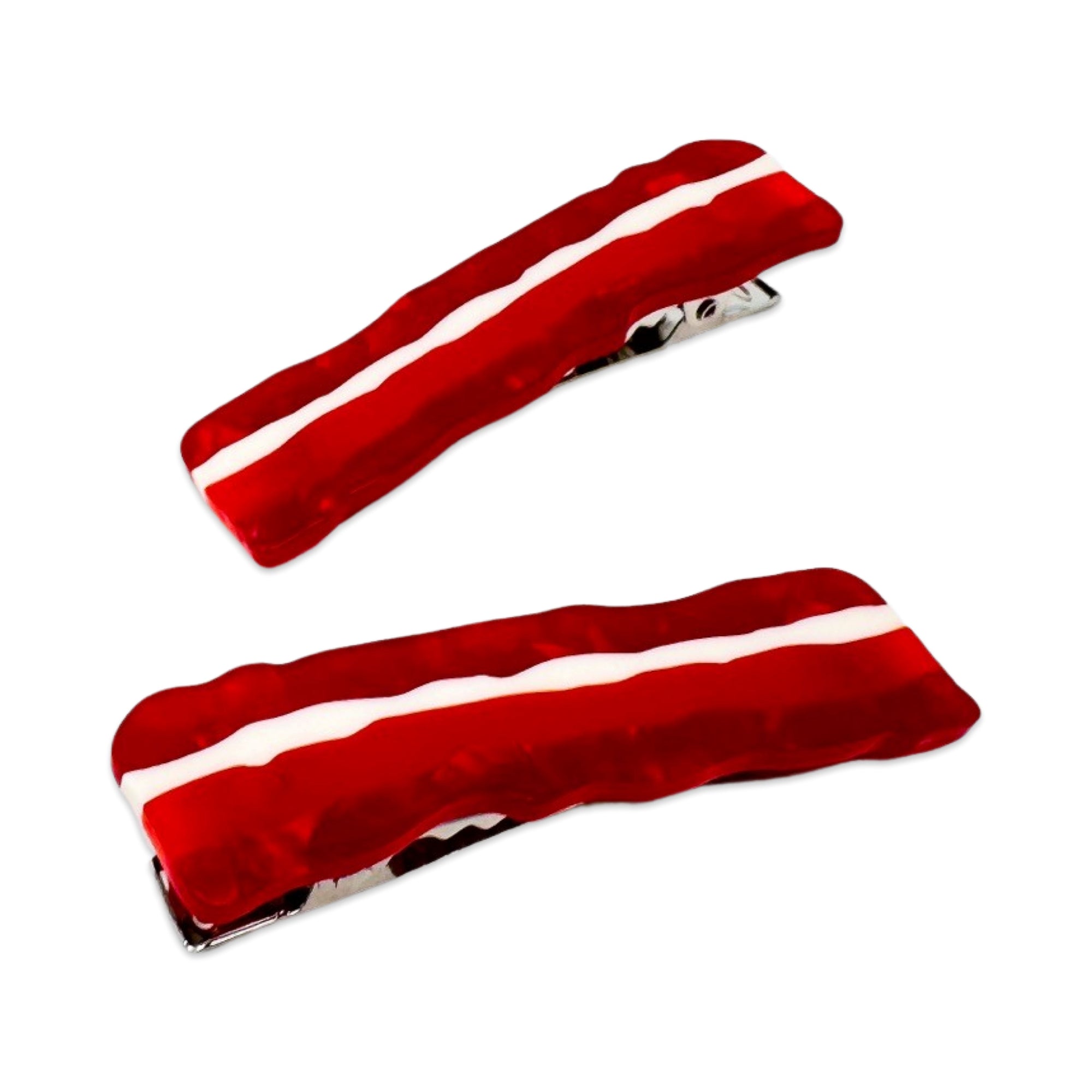 Bacon Hair Clip Set Accessories Jenny Lemons