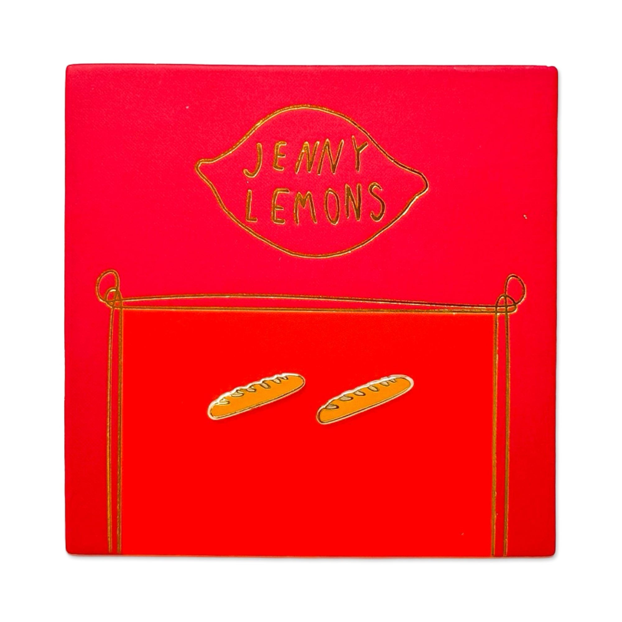 Baguette Enamel Earrings Jewelry Jenny Lemons