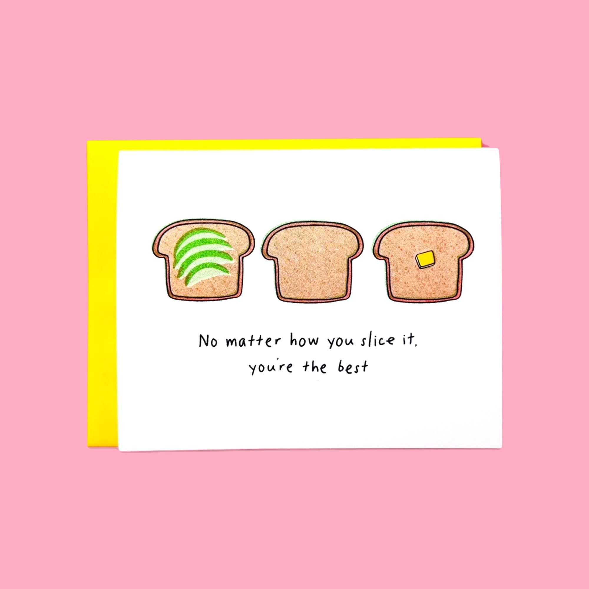 Best Slices Risograph Card Stationery/Stickers/Cards Jenny Lemons