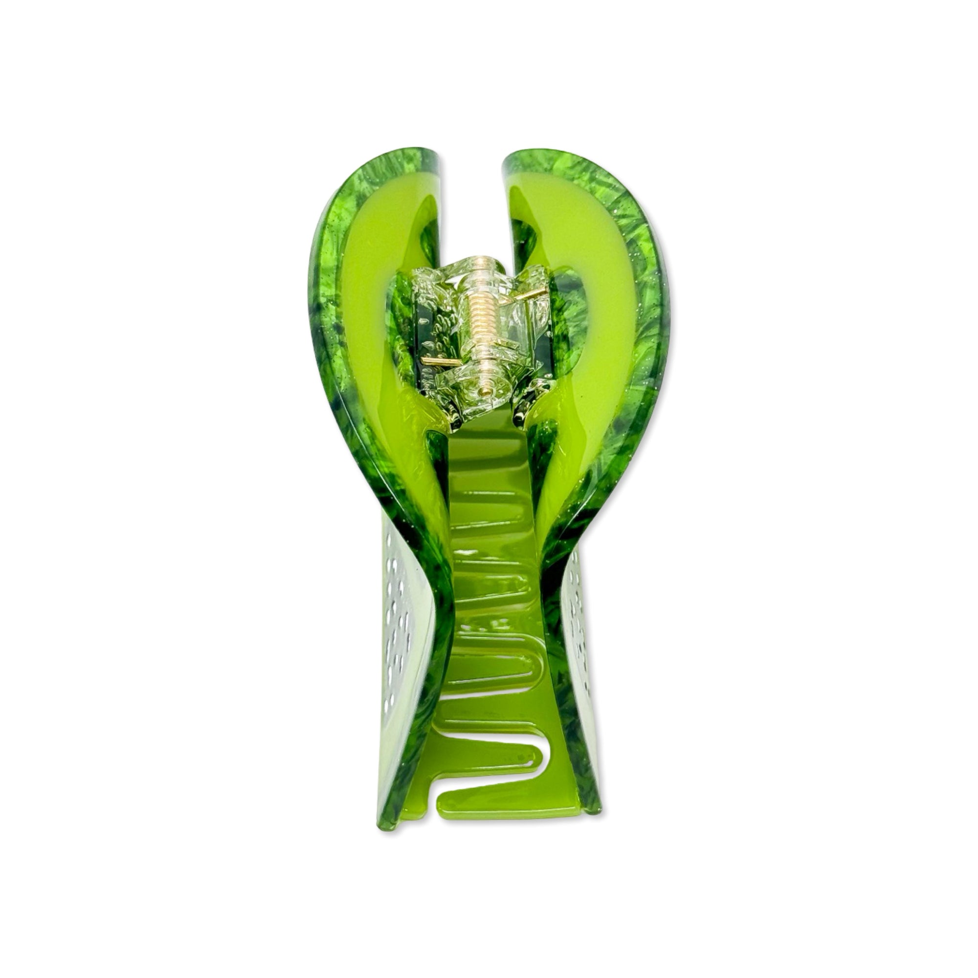 Big Lime Slice Hair Claw Accessories Jenny Lemons