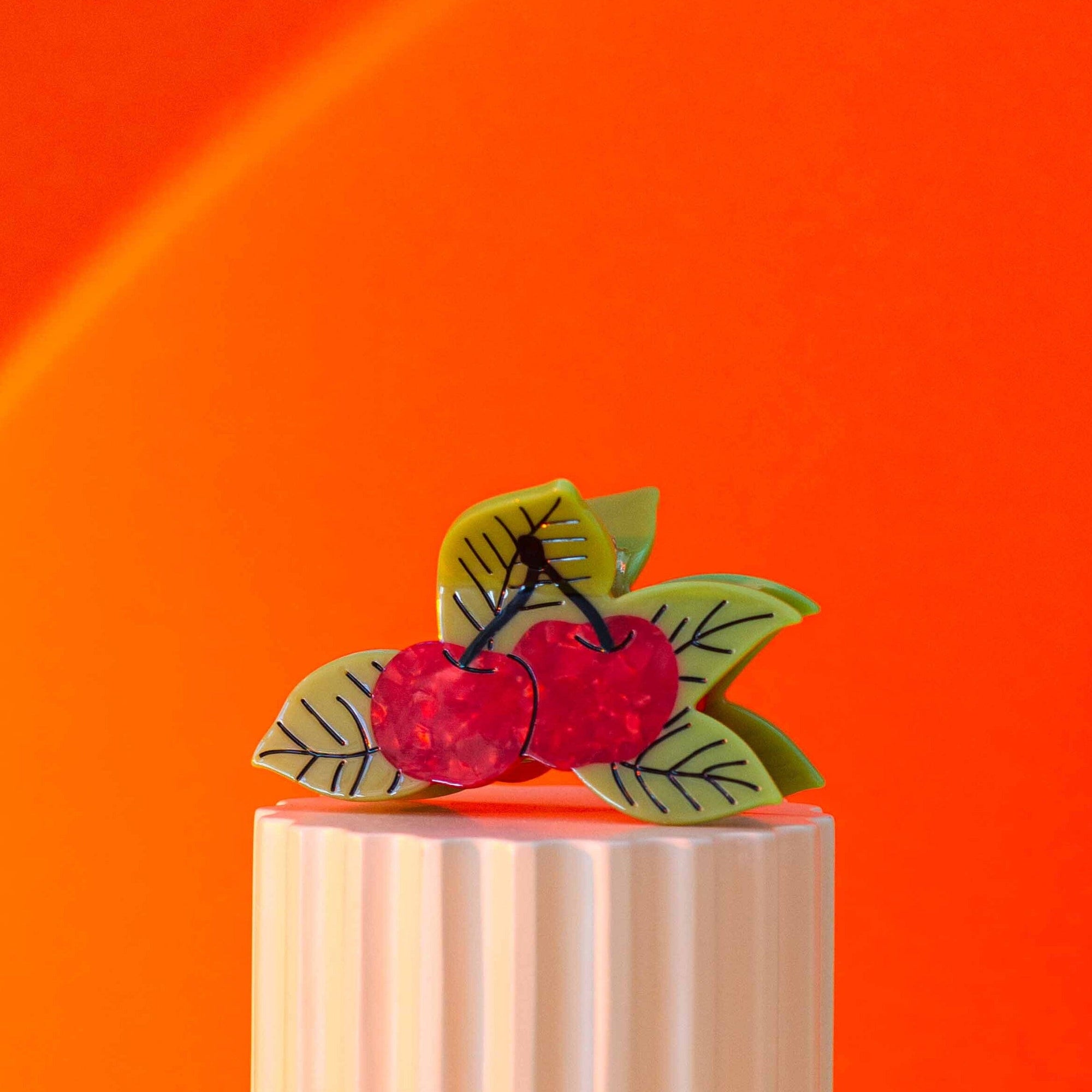 Cherries Hair Claw Accessories Jenny Lemons