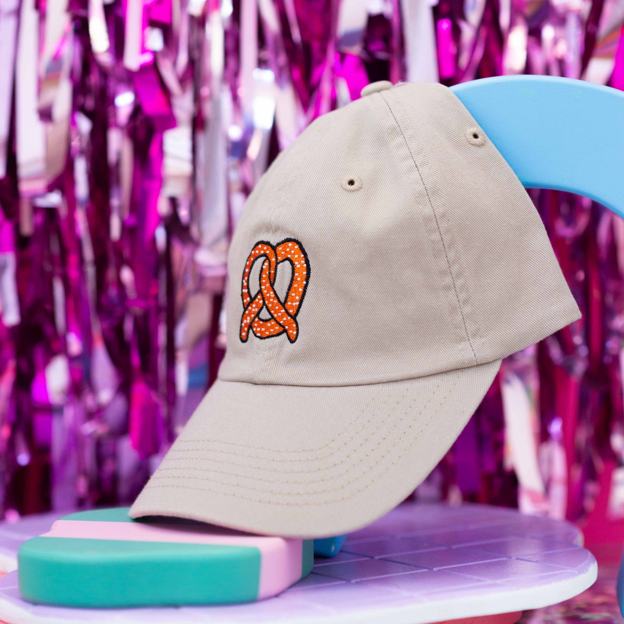 Embroidered Pretzel Hat Accessories Jenny Lemons