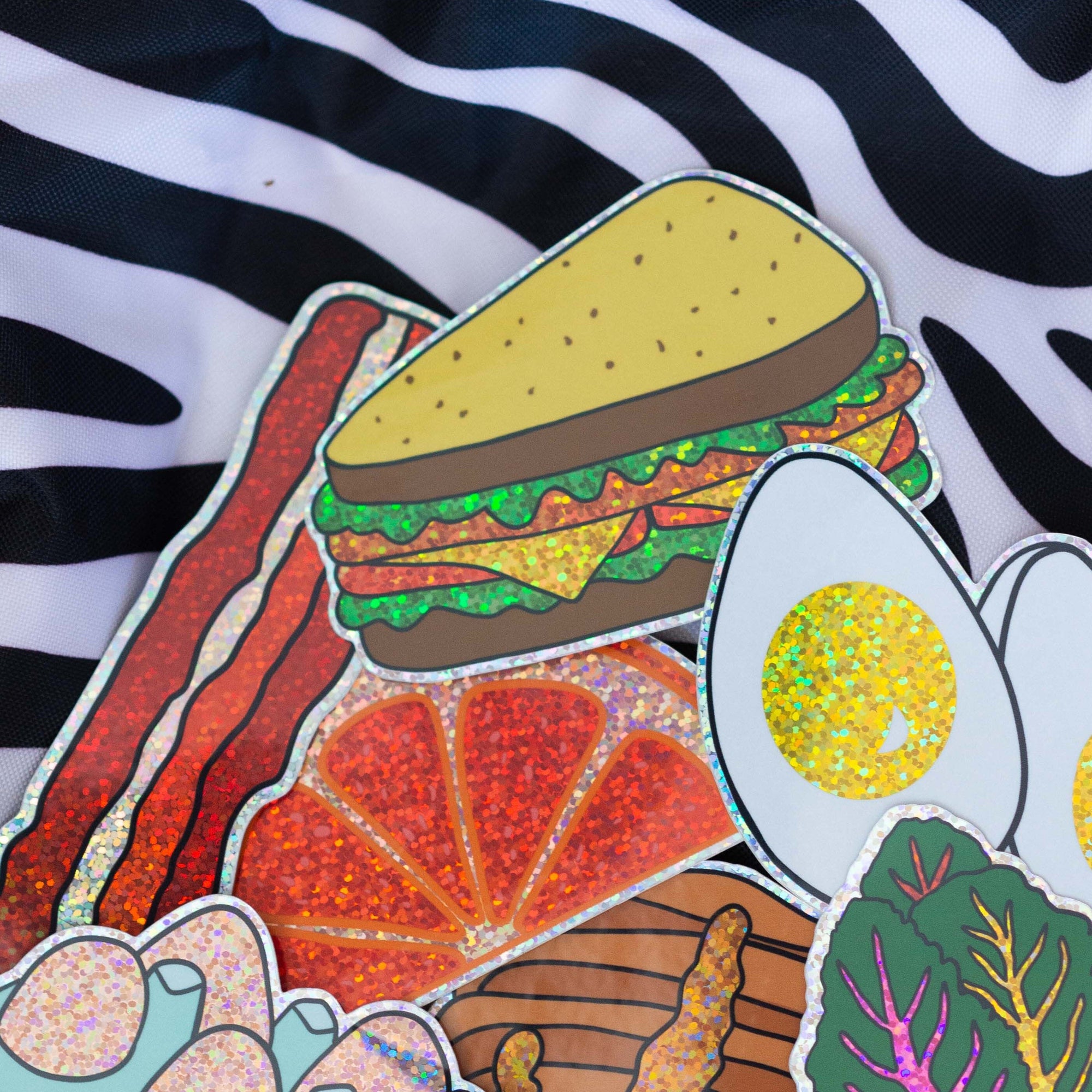 Glitter Pancakes Sticker Stationary/Stickers/Cards Jenny Lemons