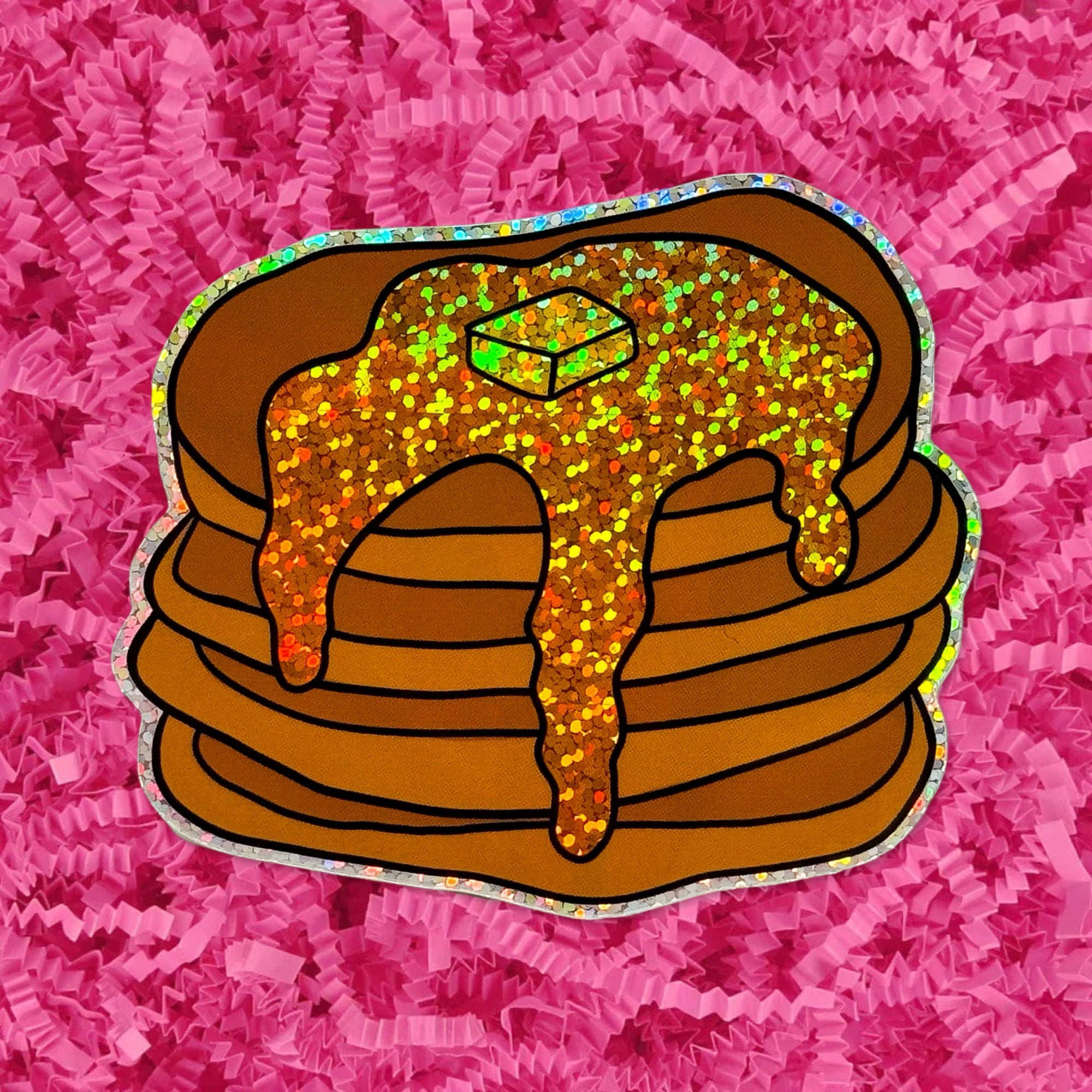 Glitter Pancakes Sticker Stationary/Stickers/Cards Jenny Lemons