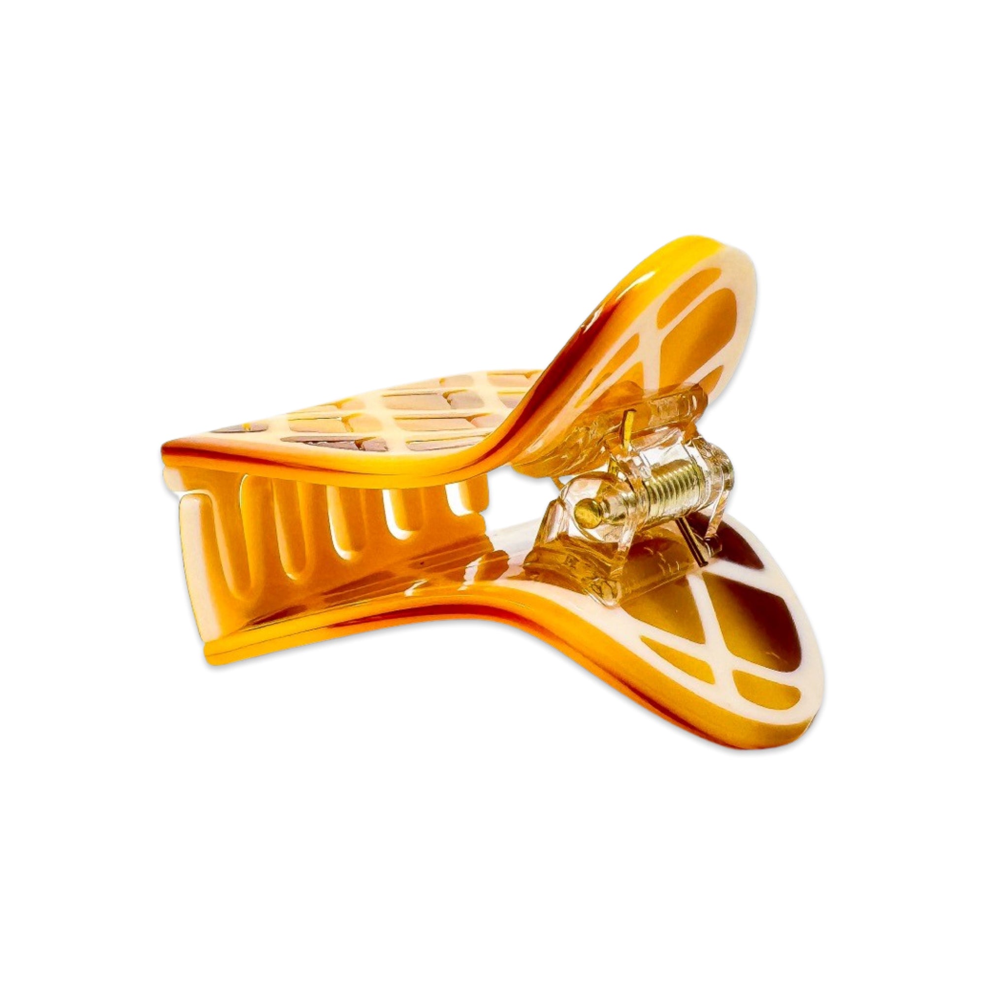 Heart Waffle Hair Claw Accessories Jenny Lemons