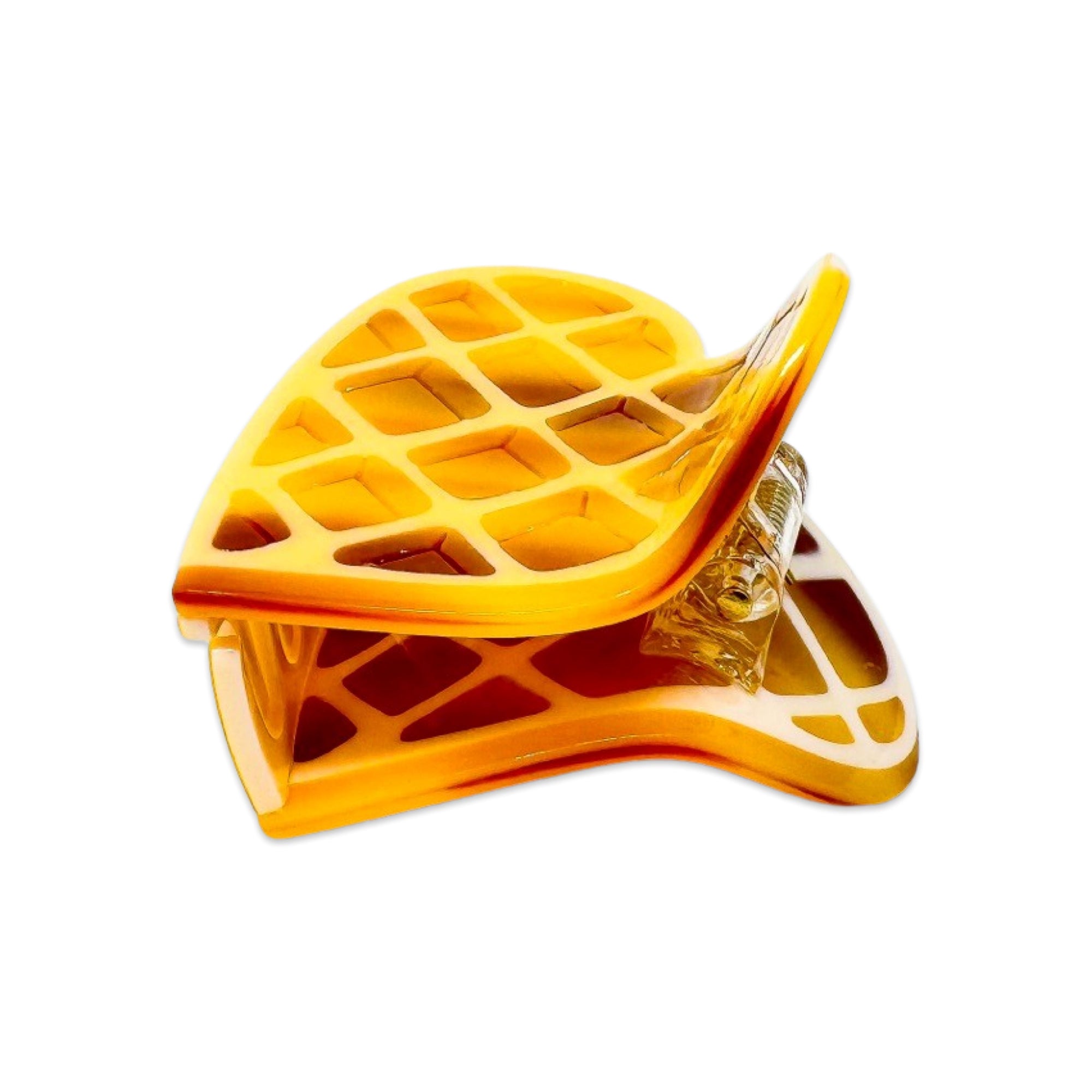 Heart Waffle Hair Claw Accessories Jenny Lemons