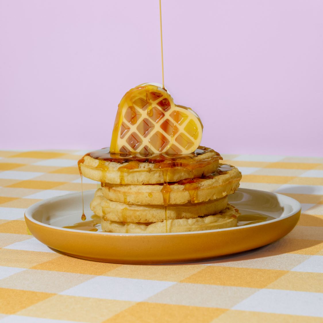 Heart Waffle Hair Claw Accessories Jenny Lemons