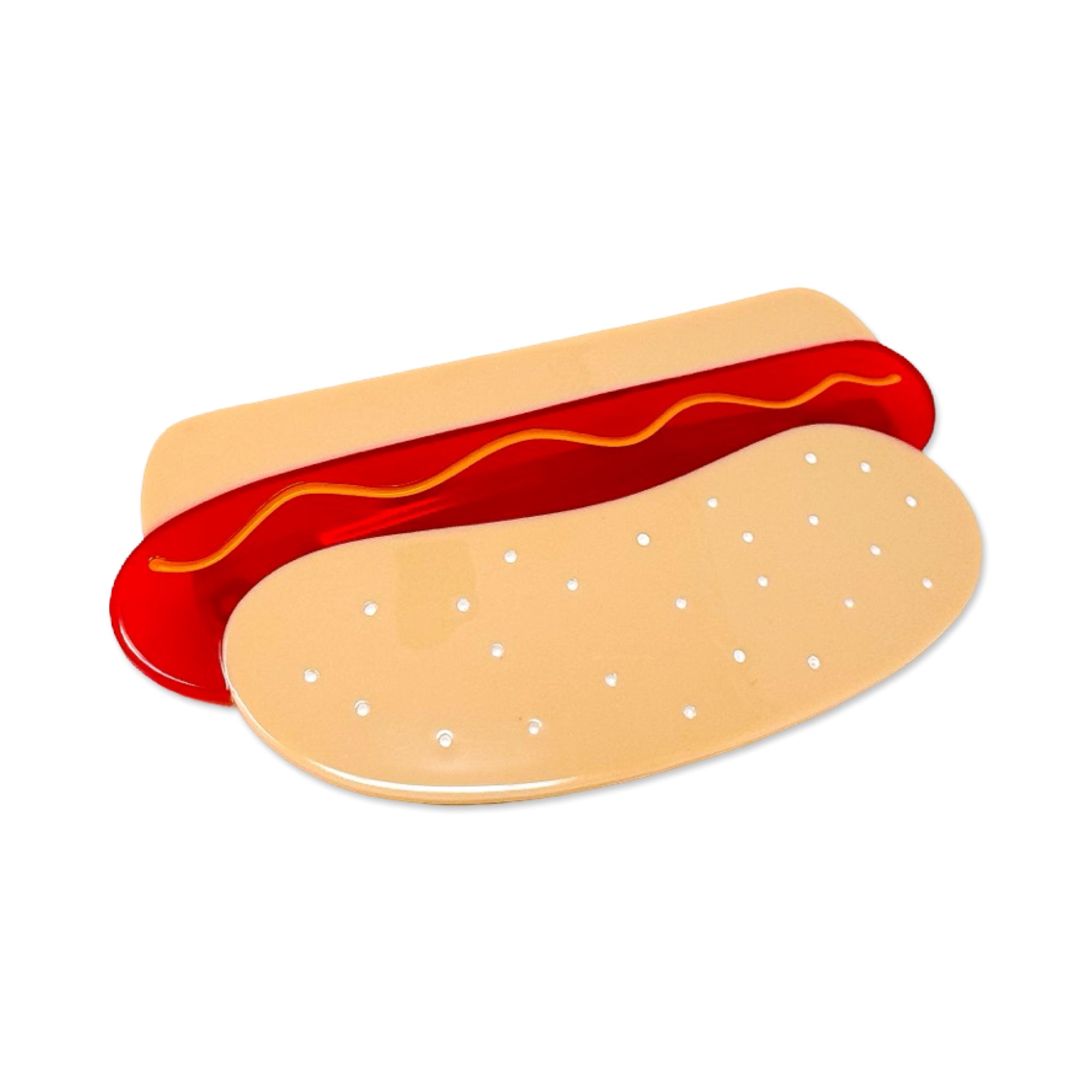 Hot Dog French Barrette Accessories Jenny Lemons