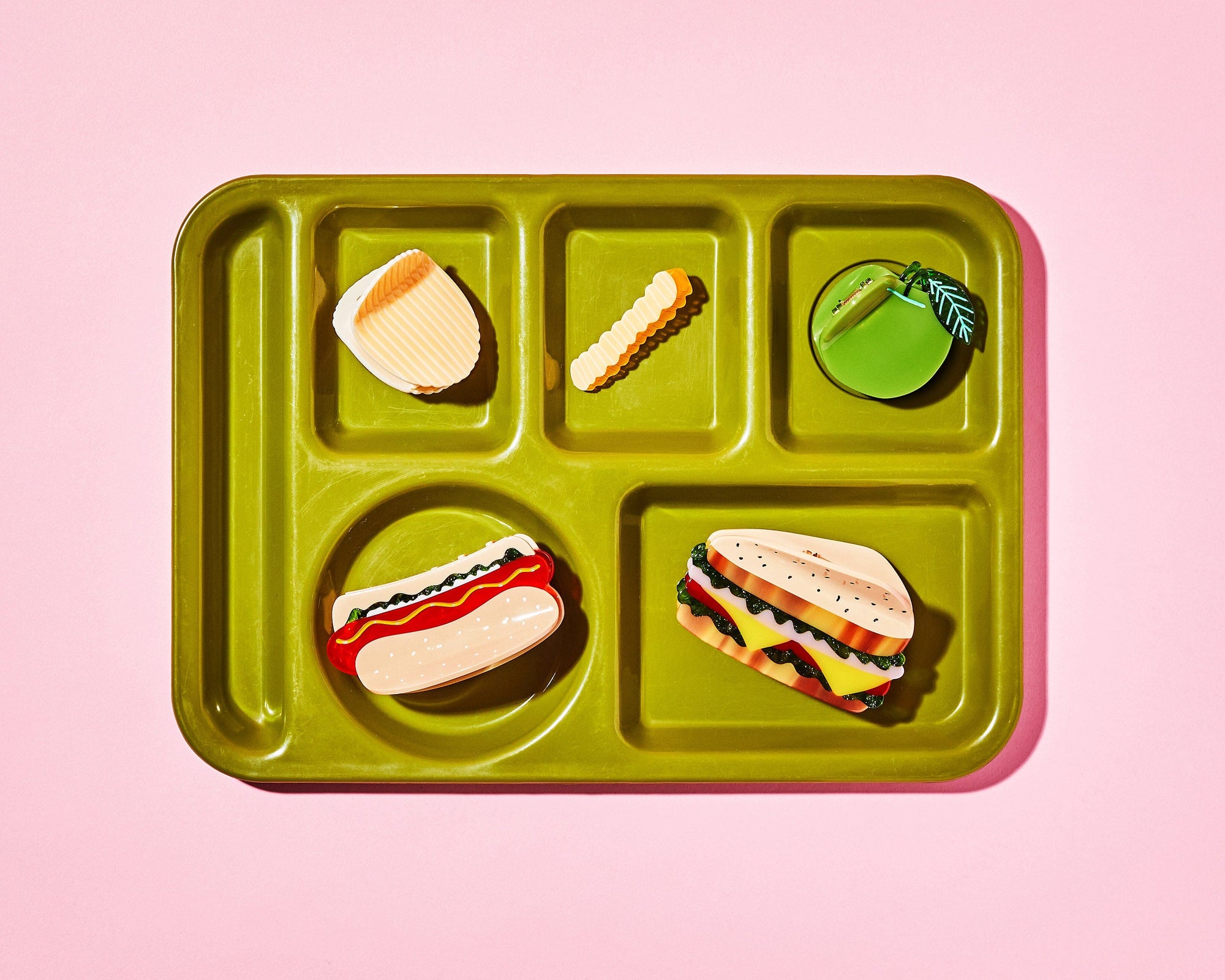 Hot Dog Hair Claw with all the Fixins Accessories Jenny Lemons