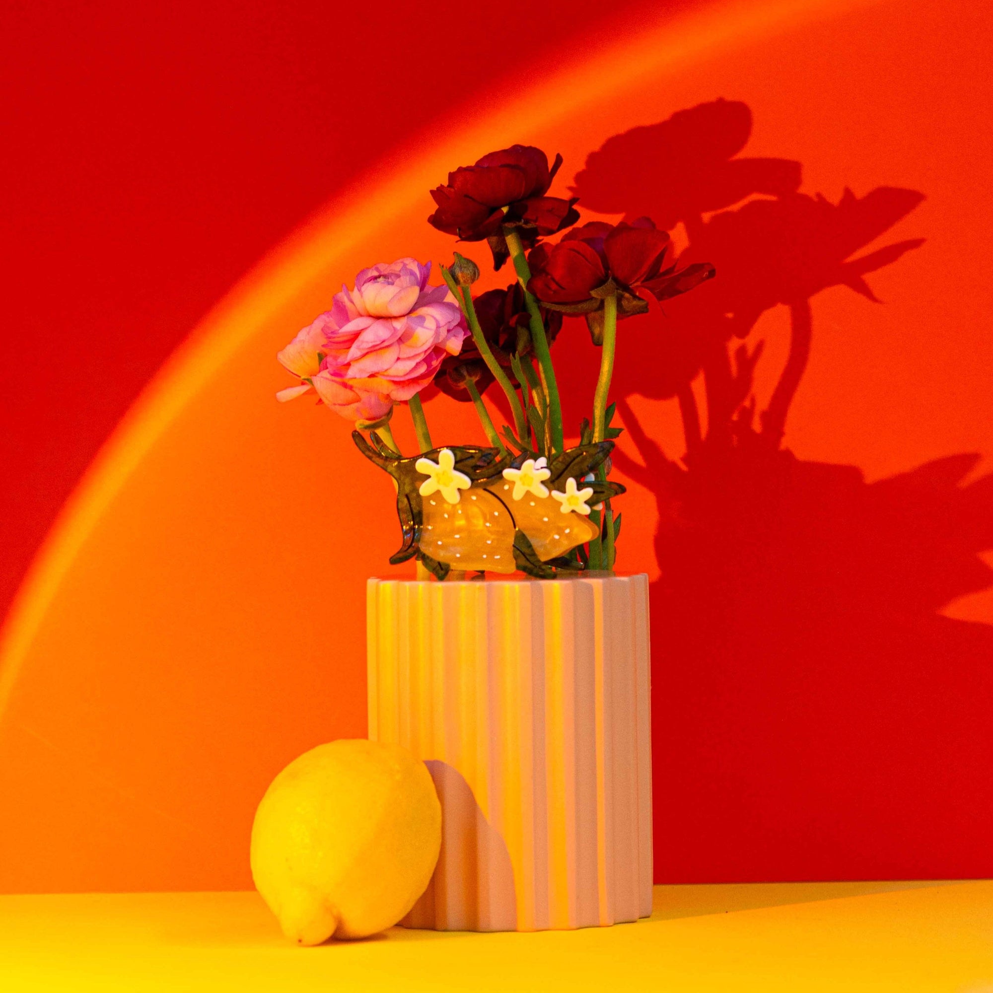 Lemon and Flowers Hair Claw Accessories Jenny Lemons