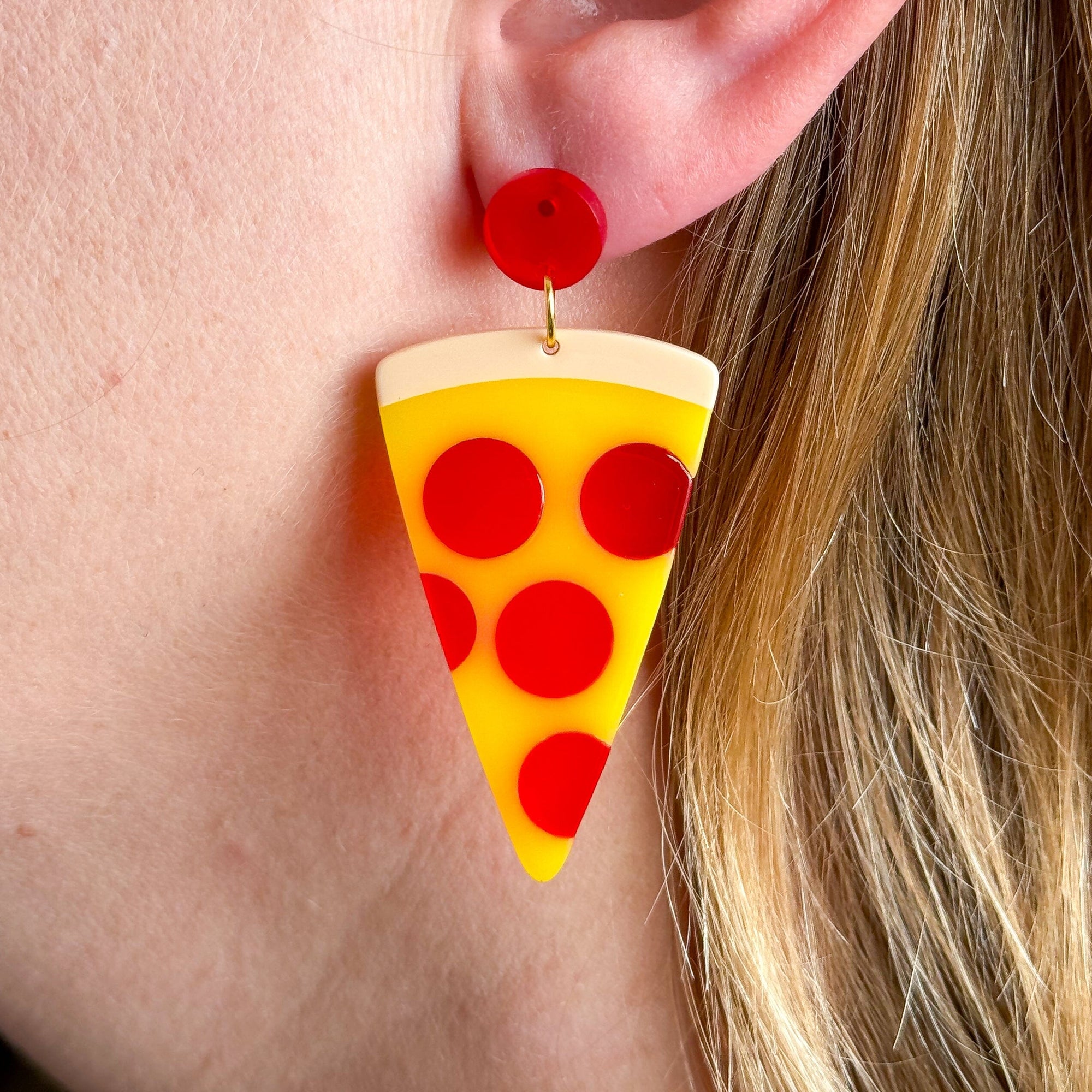 Pizza Party Earrings Jewelry Jenny Lemons